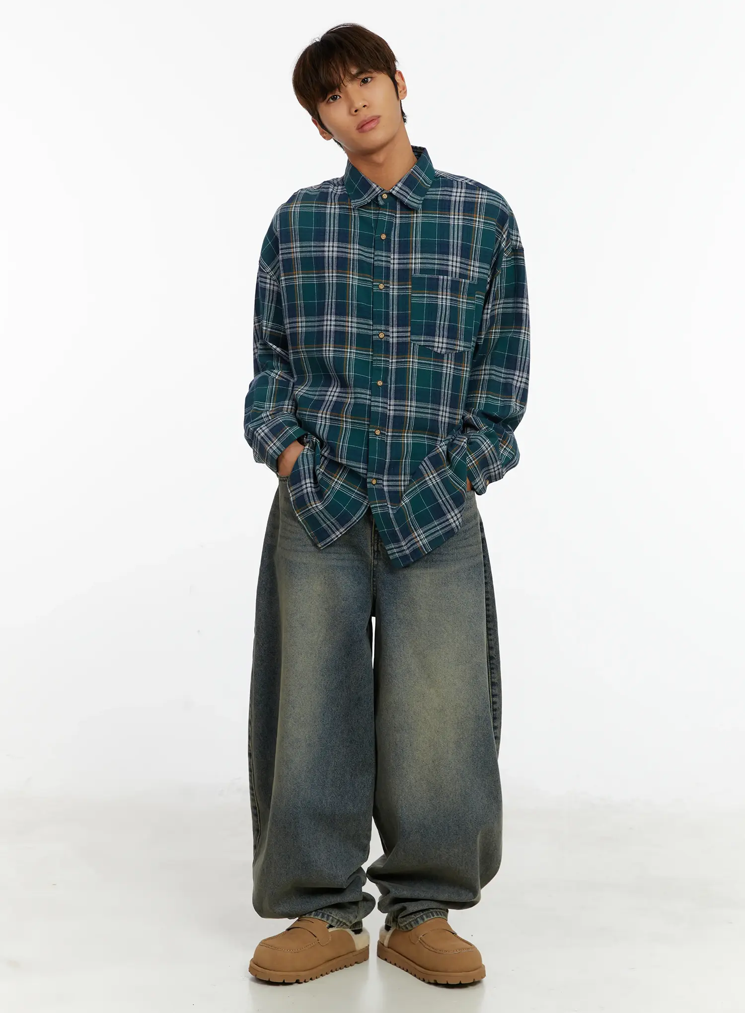Men's Oversized Balloon Jeans ID524 - Image 9