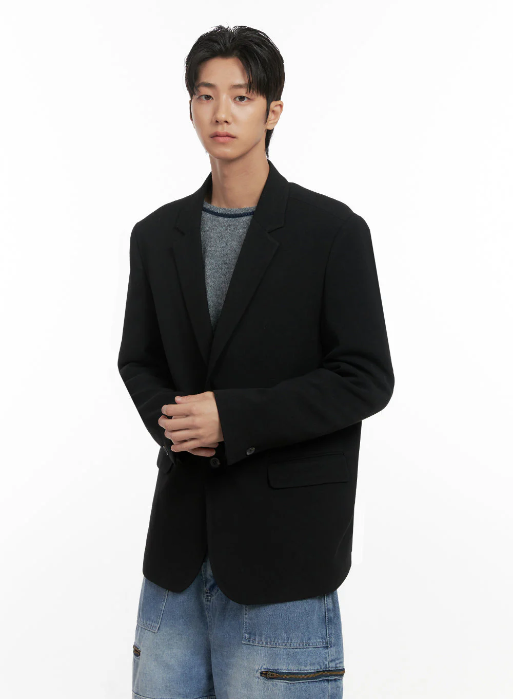 Men's Oversized Blazer ID406 - Image 5