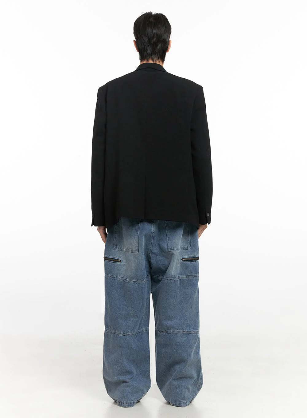Men's Oversized Blazer ID406 - Image 9