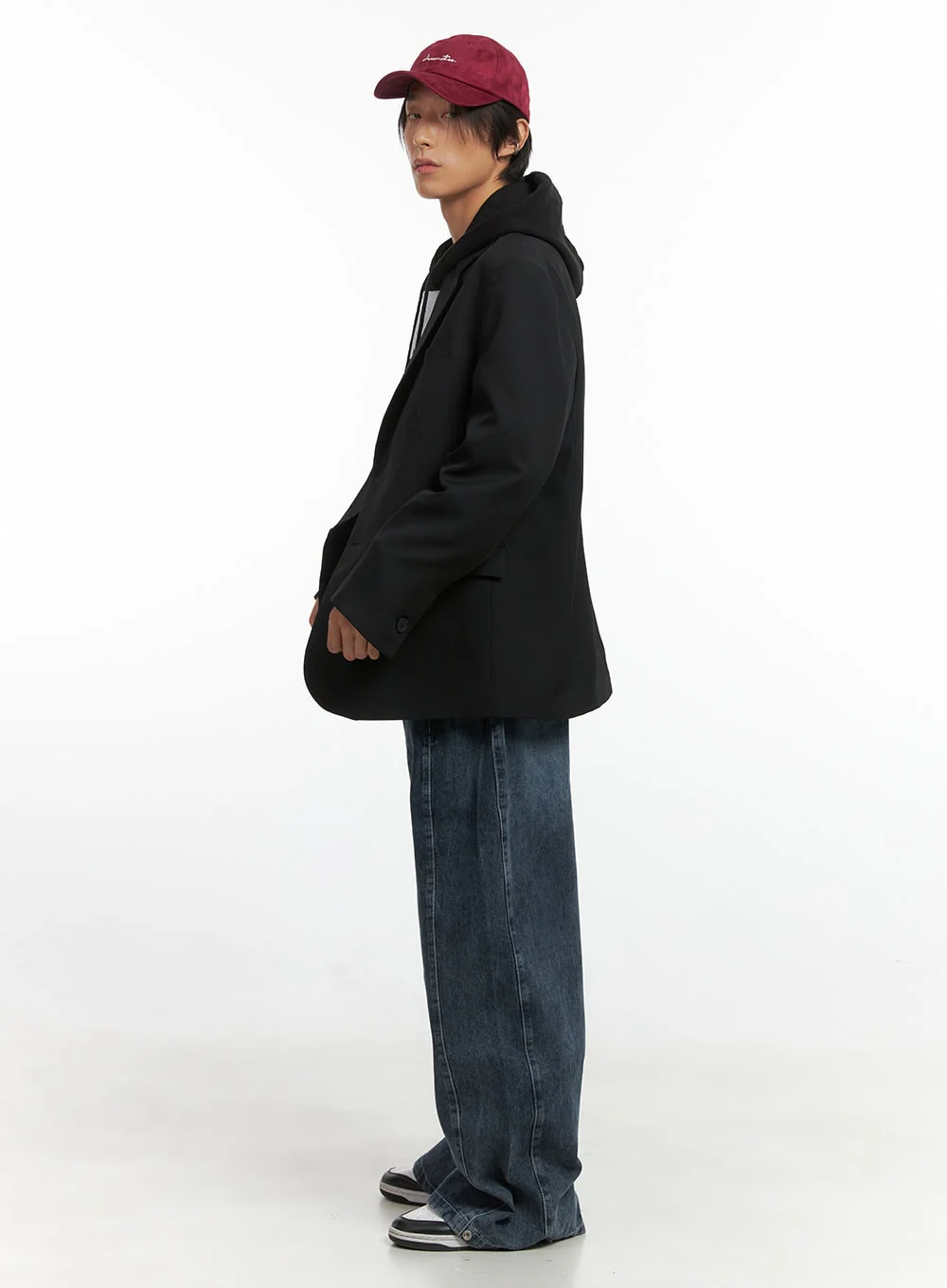 Men's Oversized Classic Blazer IO402 - Image 6