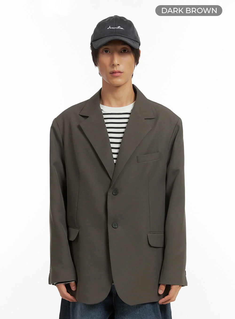 Men's Oversized Classic Blazer IO402 - Image 9