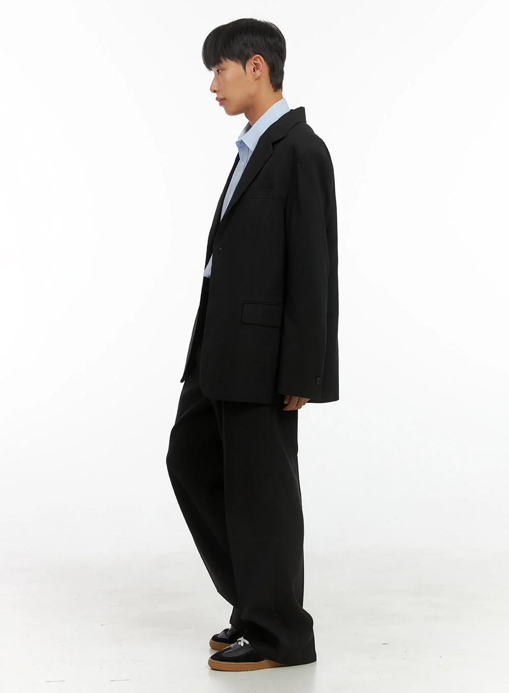 Men's Oversized Classic Blazer IS419 - Image 7