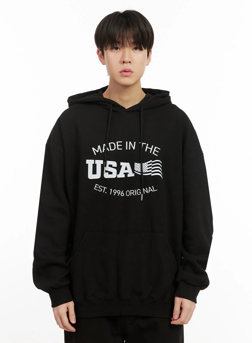 Men's Oversized Graphic Sweatshirt IJ517 - Image 10