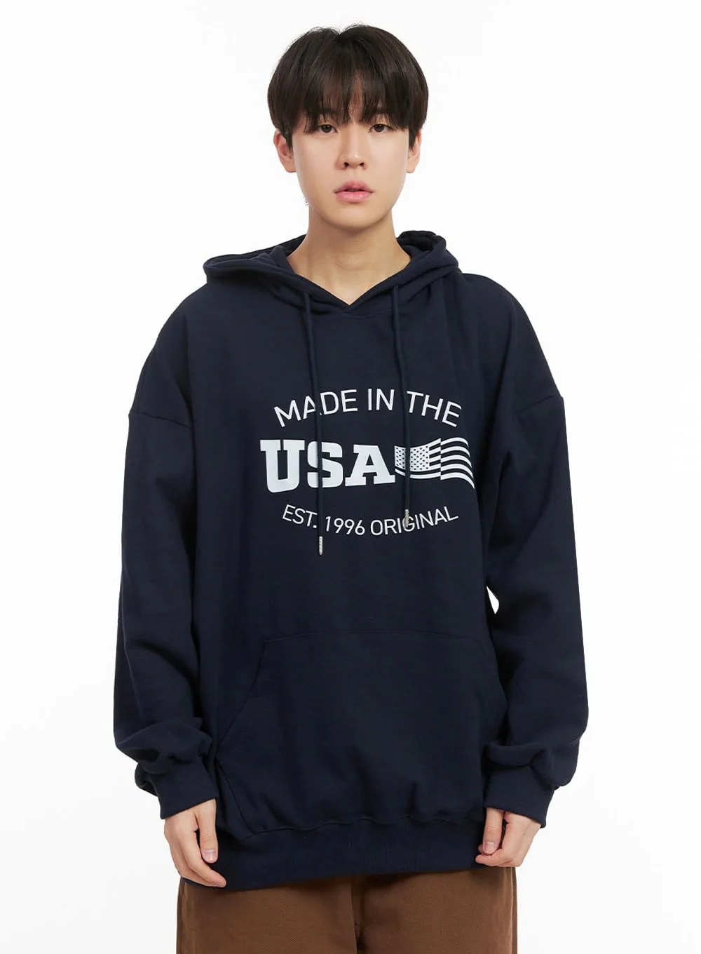 Men's Oversized Graphic Sweatshirt IJ517 - Image 11