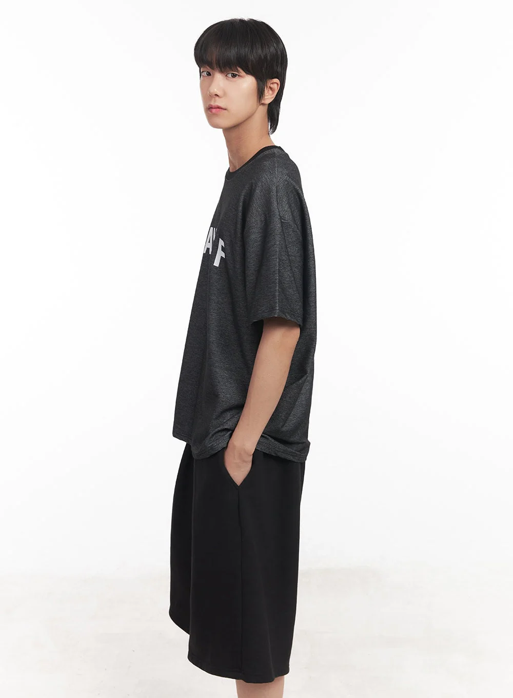 Men's Oversized Graphic T-Shirt IA511 - Image 5