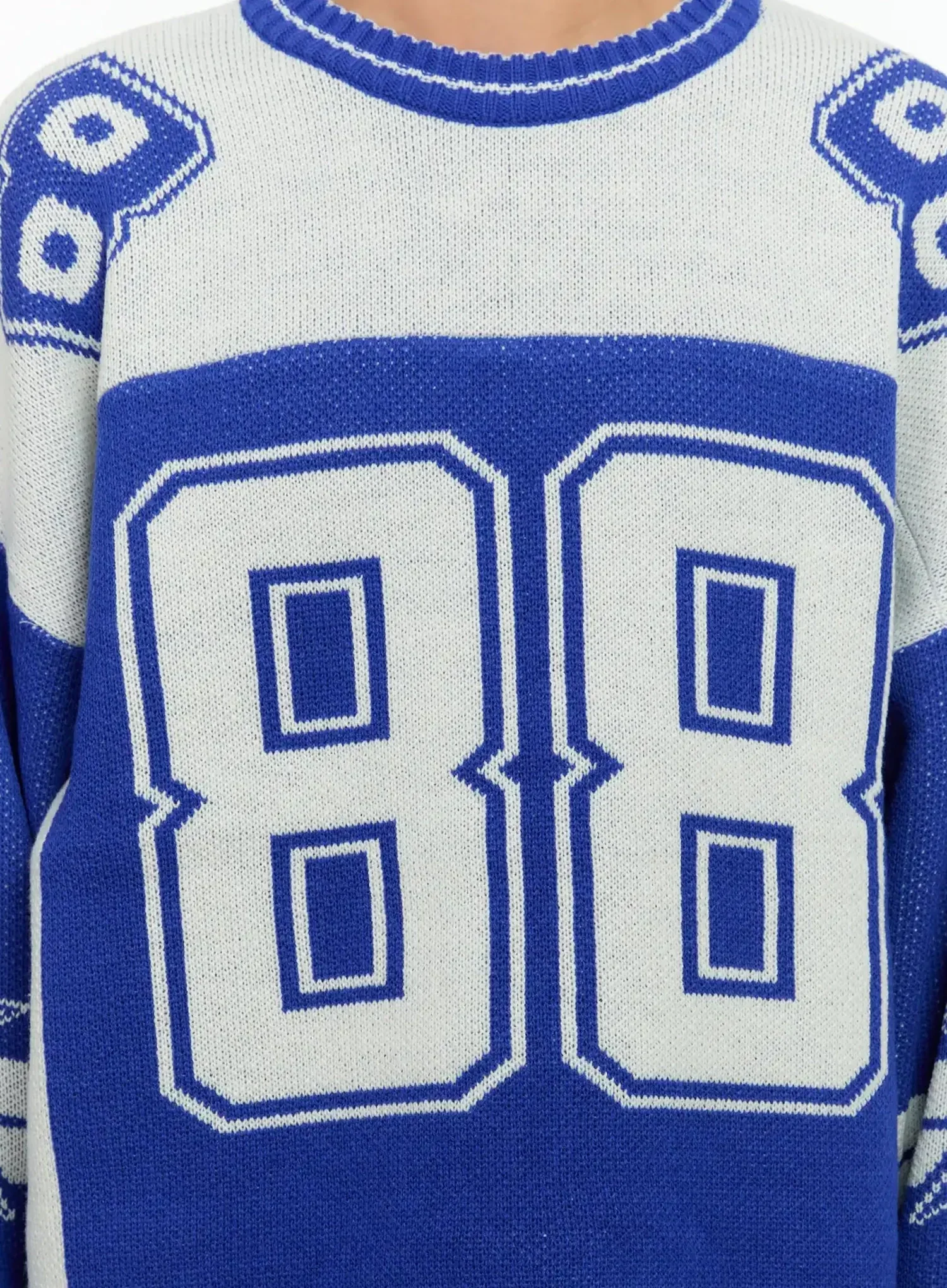 Men's Oversized Rugby Sweater IN506 - Image 4