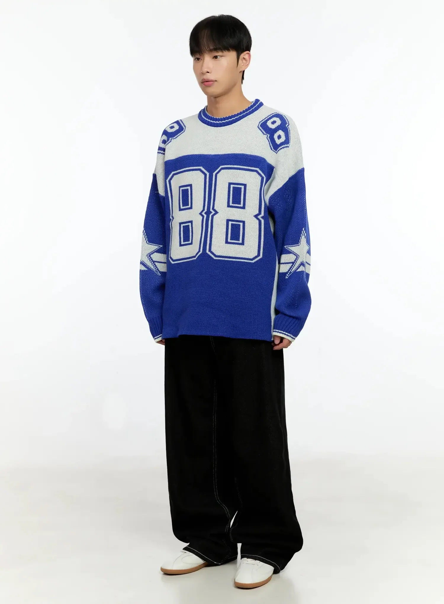 Men's Oversized Rugby Sweater IN506 - Image 6