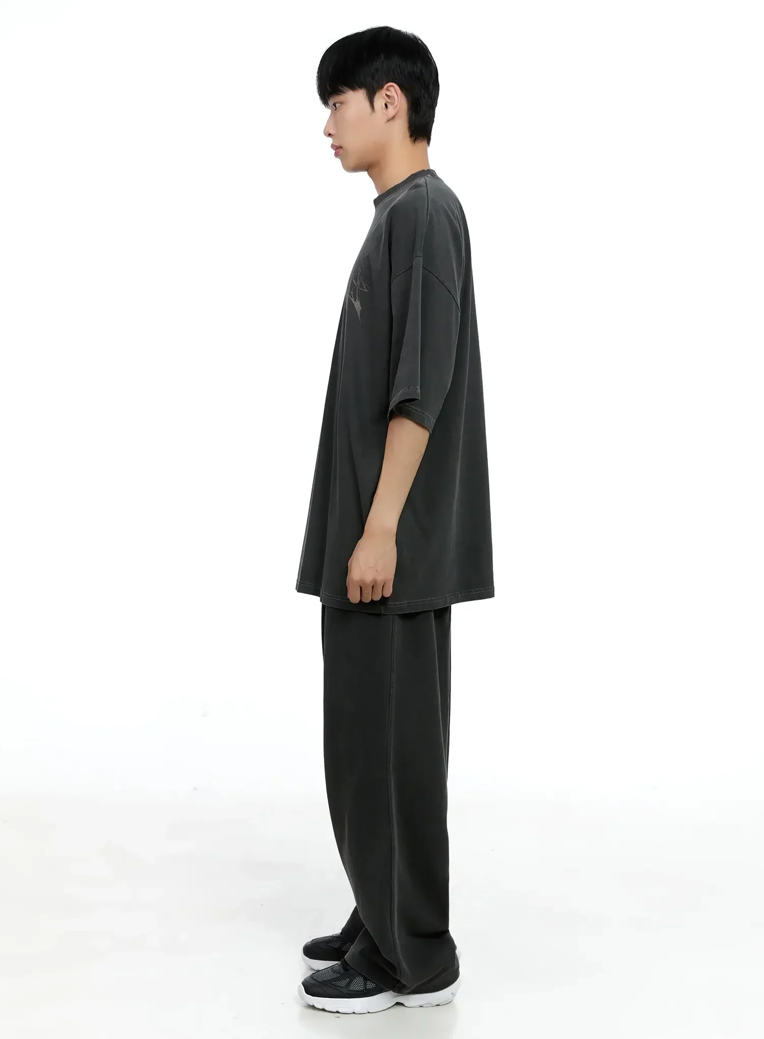 Men's Oversized Text Graphic Tee IG520 - Image 13