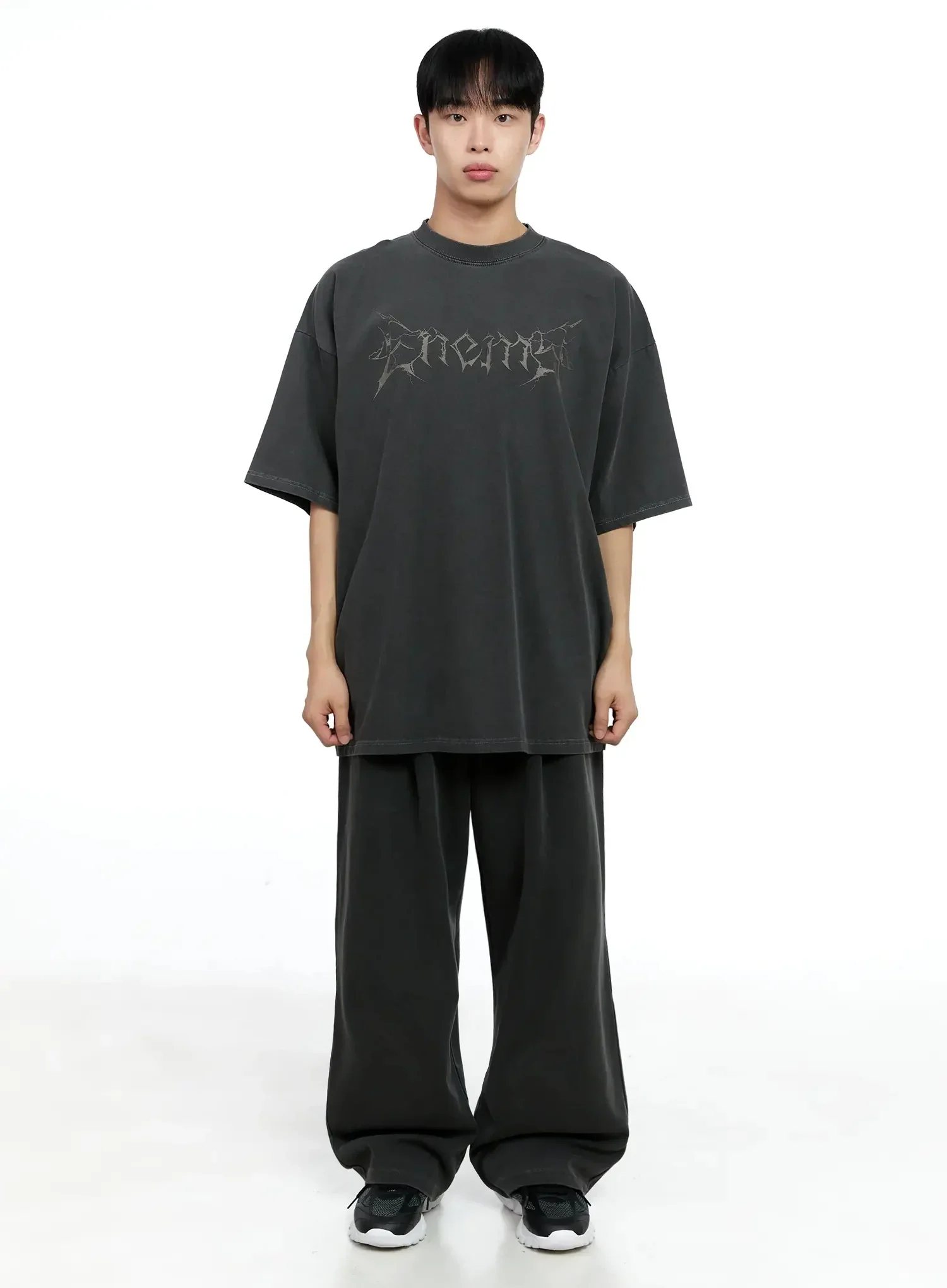 Men's Oversized Text Graphic Tee IG520 - Image 6
