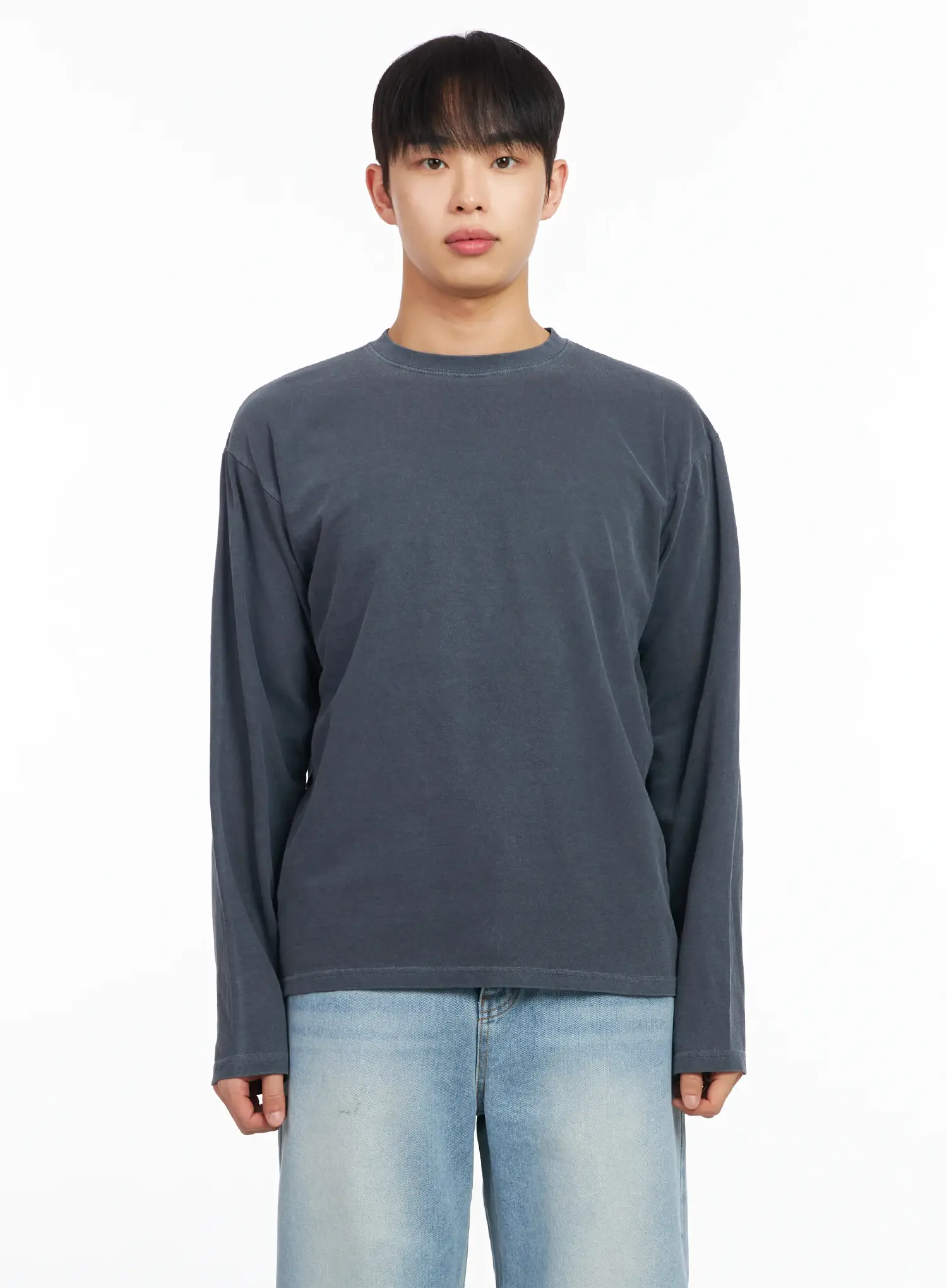 Men's Pigment Long Sleeve Tee IM511 - Image 8