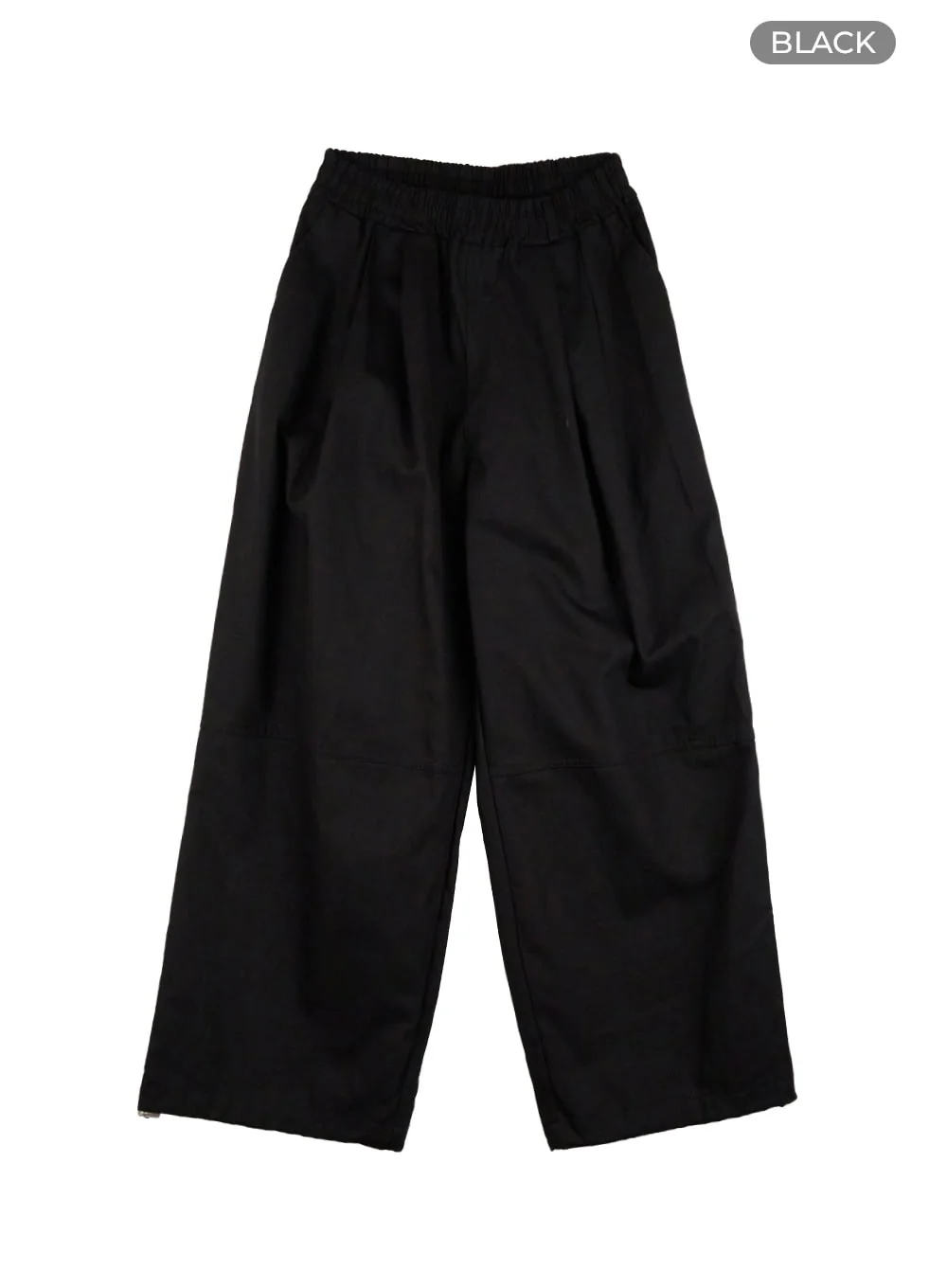 Men's Pintuck Banded Wide Fit Cotton Pants IS420 - Image 10