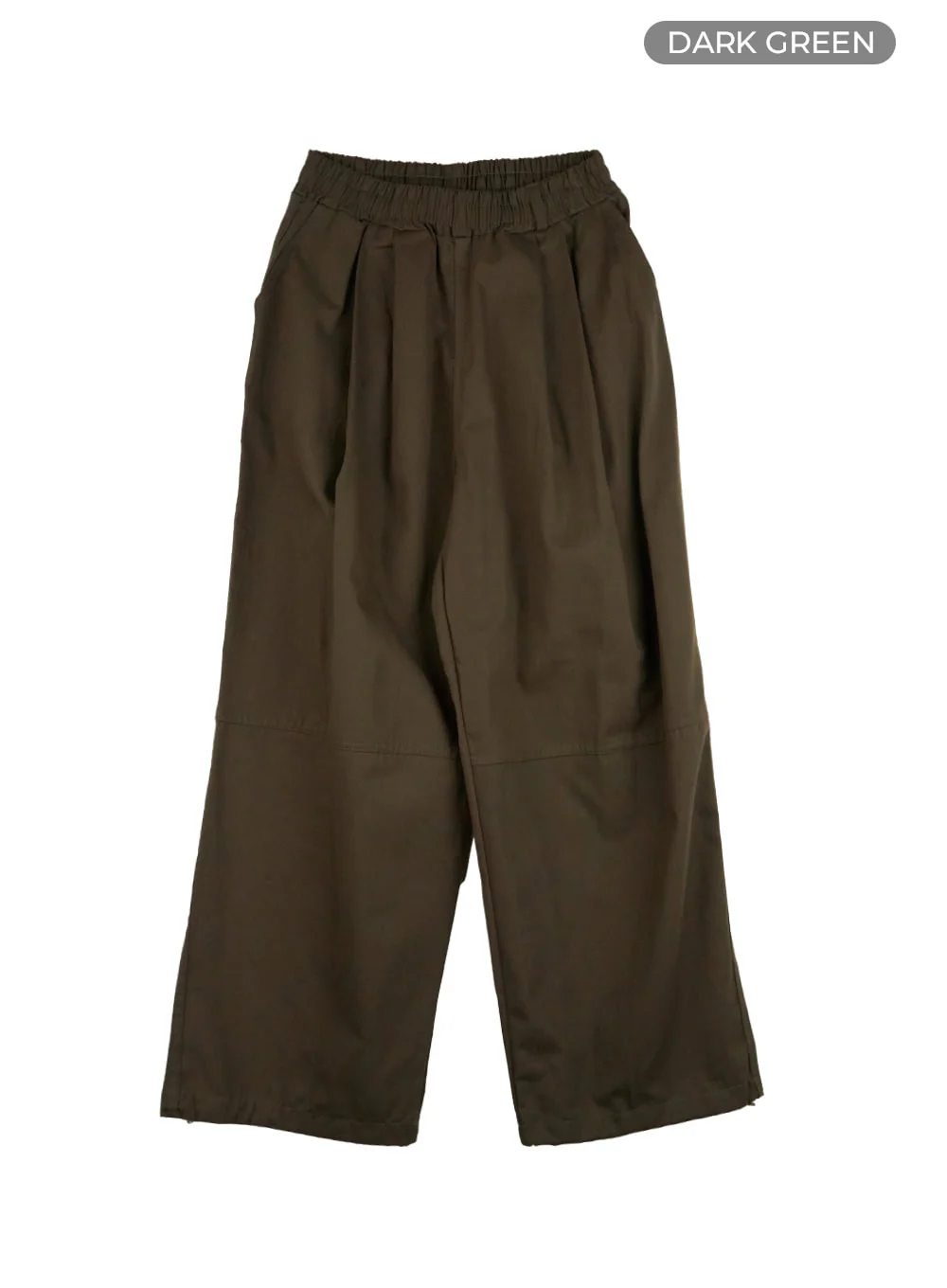 Men's Pintuck Banded Wide Fit Cotton Pants IS420 - Image 13