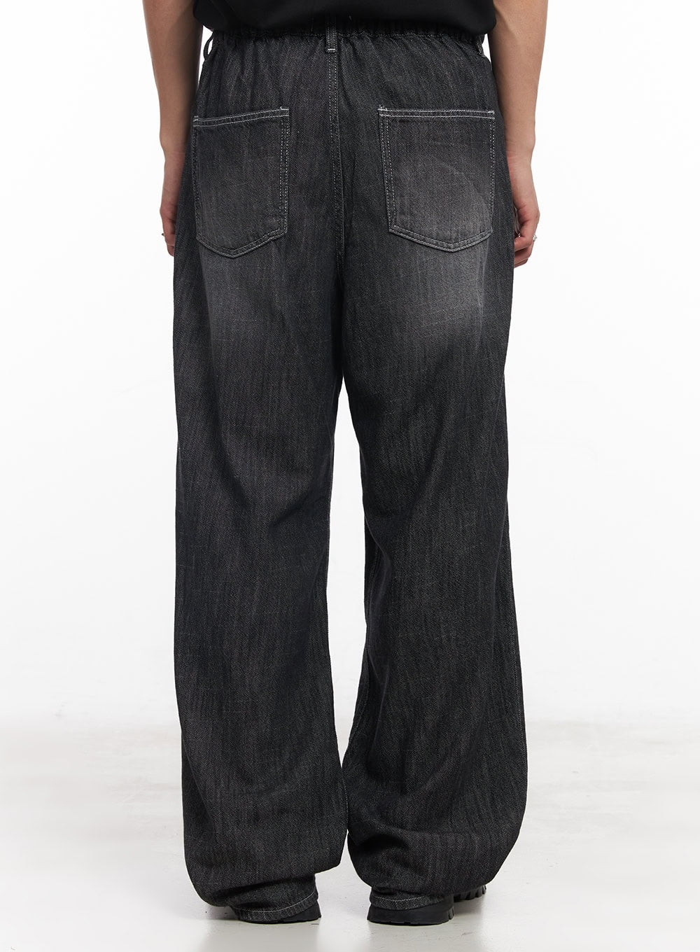 Men's Pintuck Linen Comfort Jeans IY508 - Image 5