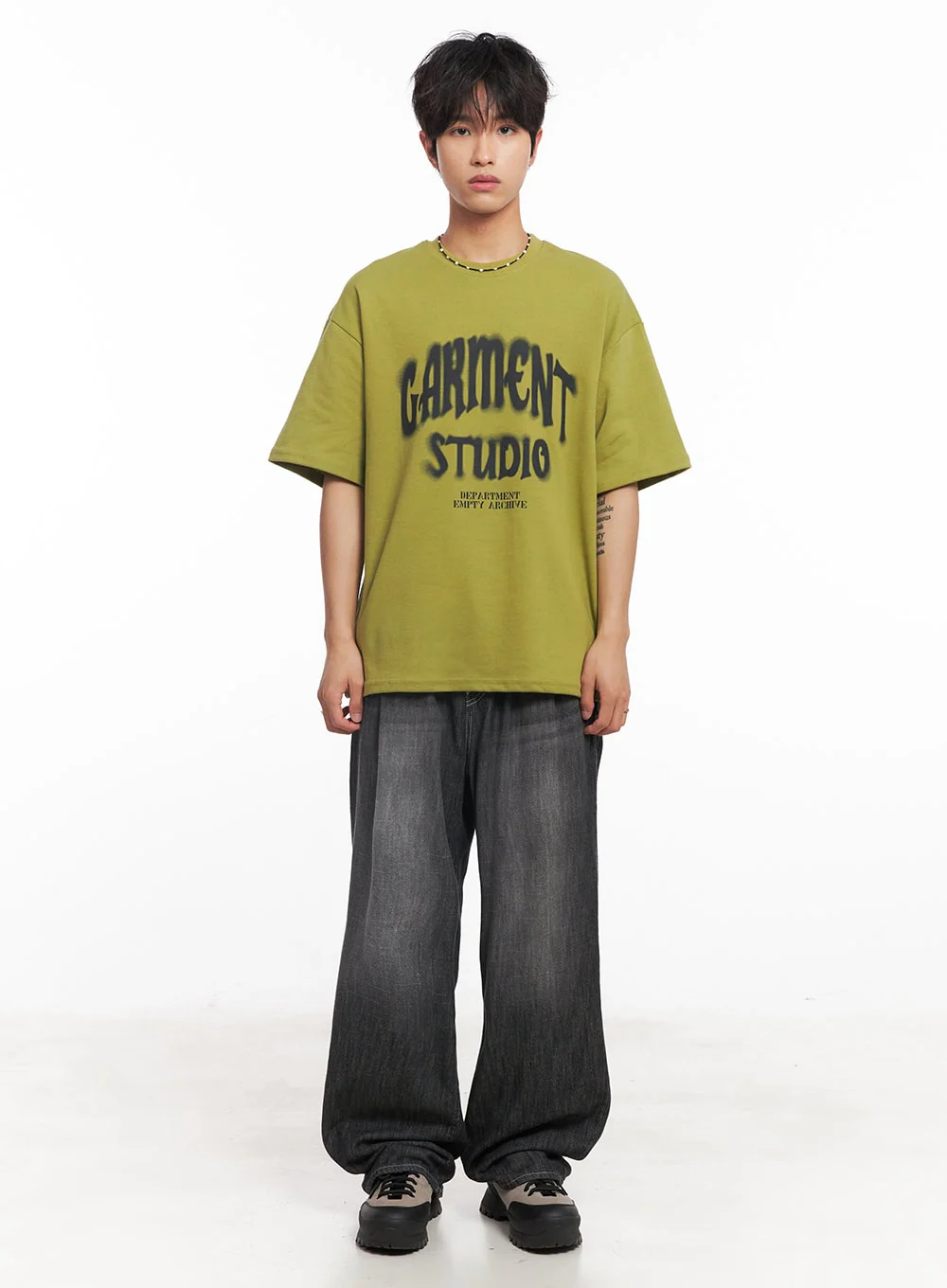 Men's Pintuck Linen Comfort Jeans IY508 - Image 6