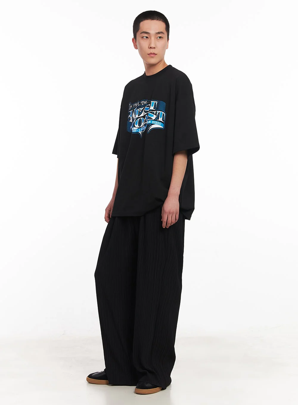 Men's Pintuck Straight-Fit Pants IY506 - Image 14