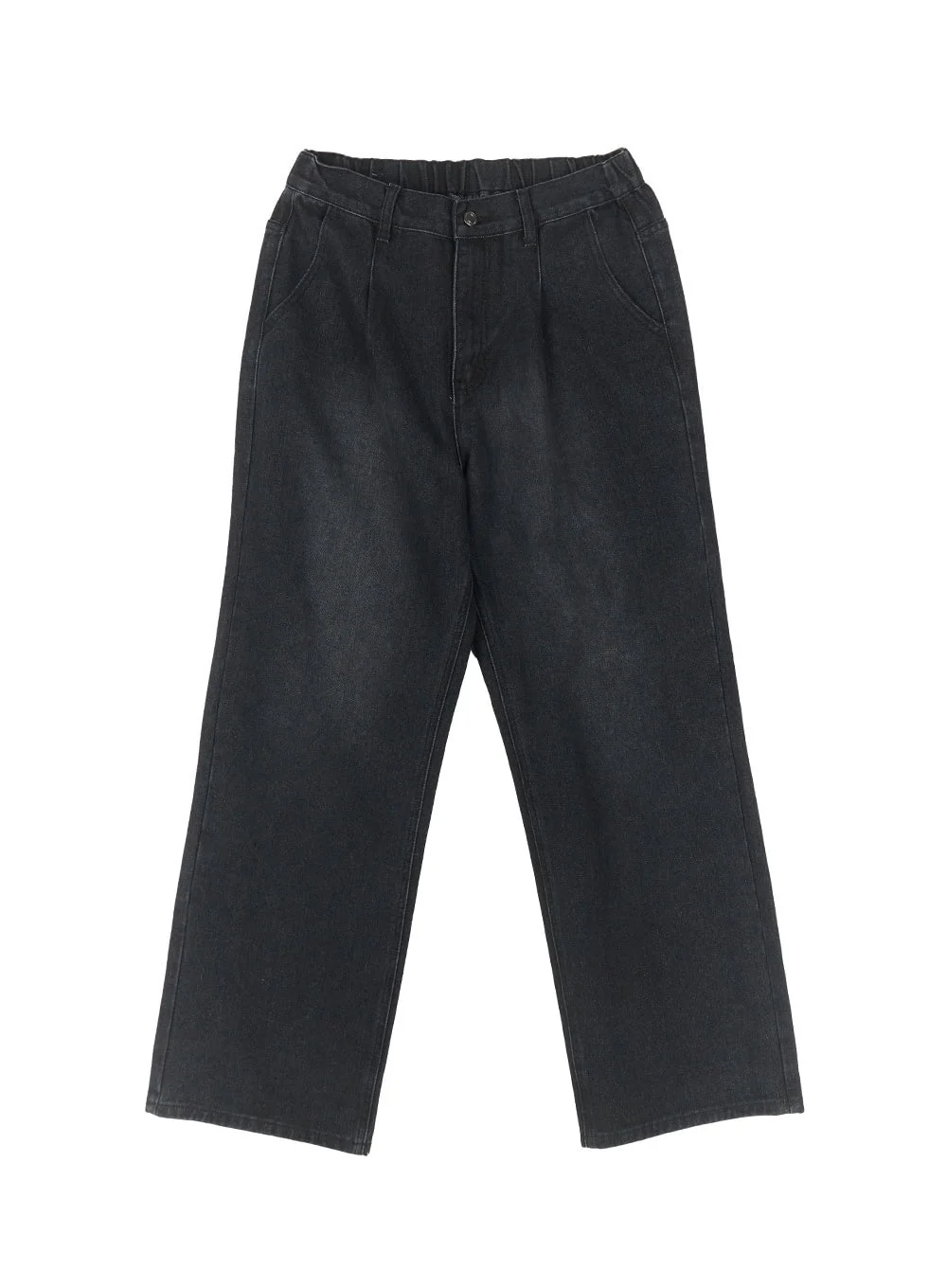 Men's Pintuck Washed Jeans IA511 - Image 14