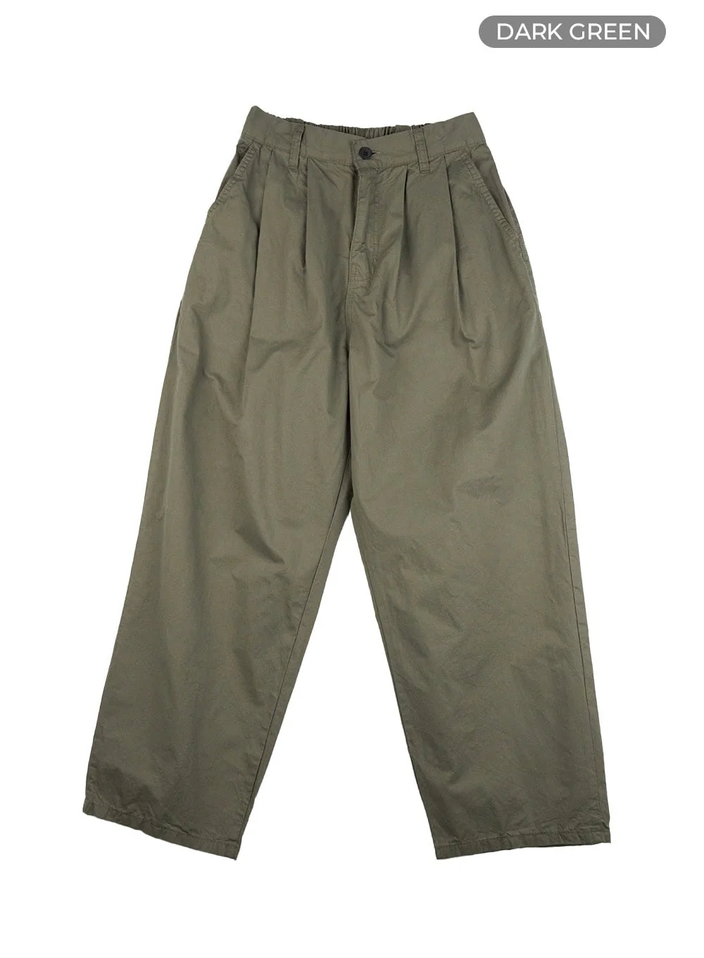 Men's Pintuck Wide Fit Cotton Pants IG402 - Image 13