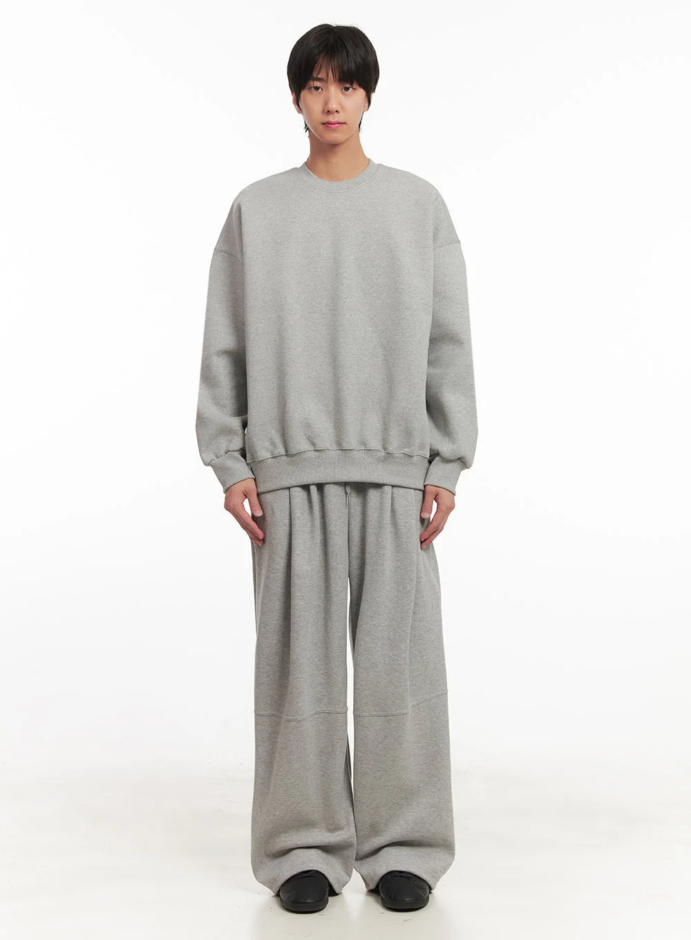 Men's Pintuck Wide-Leg Sweatpants IA510 - Image 6