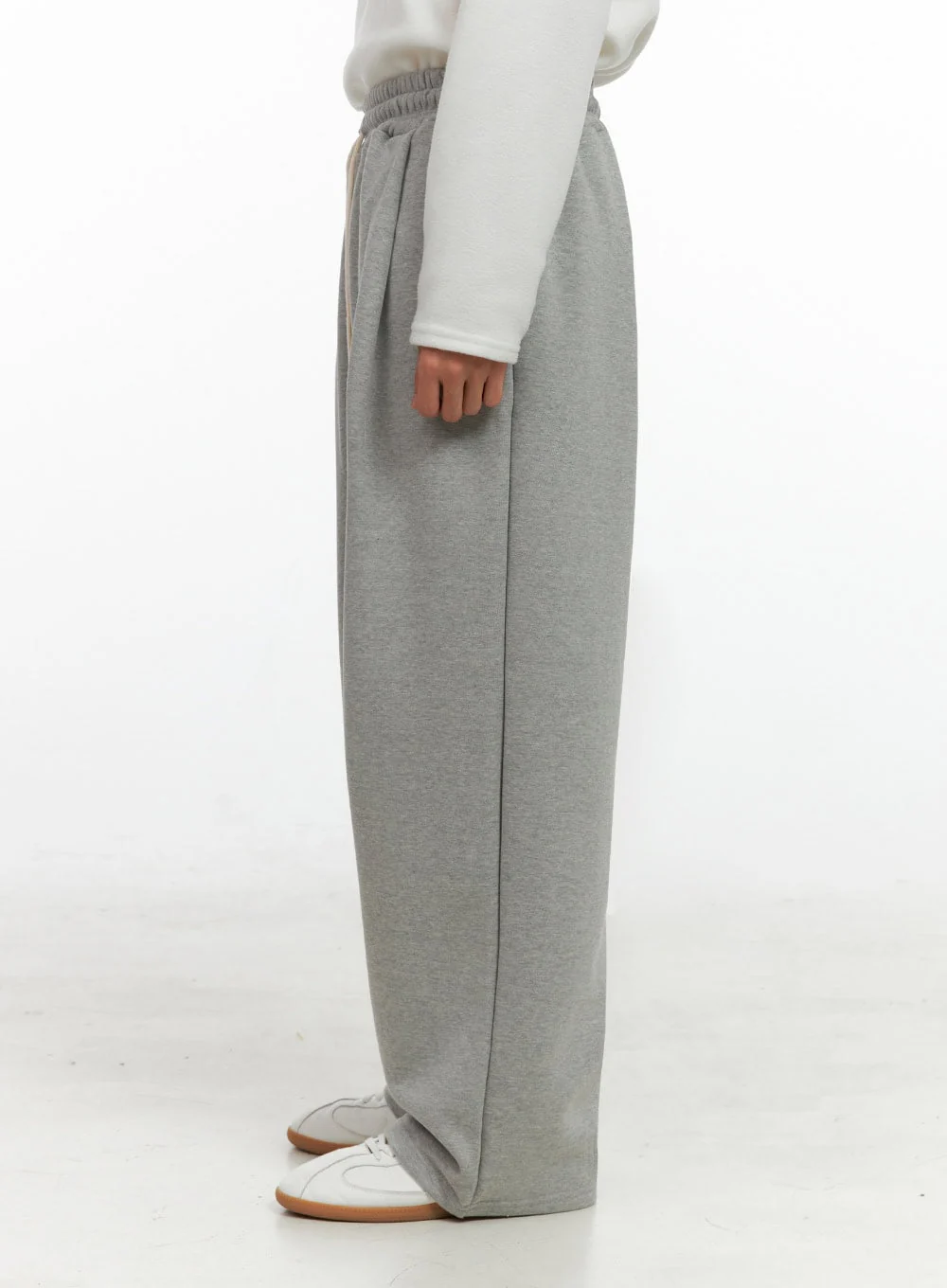Men's Pintuck Wide-Leg Sweatpants IN426 - Image 4