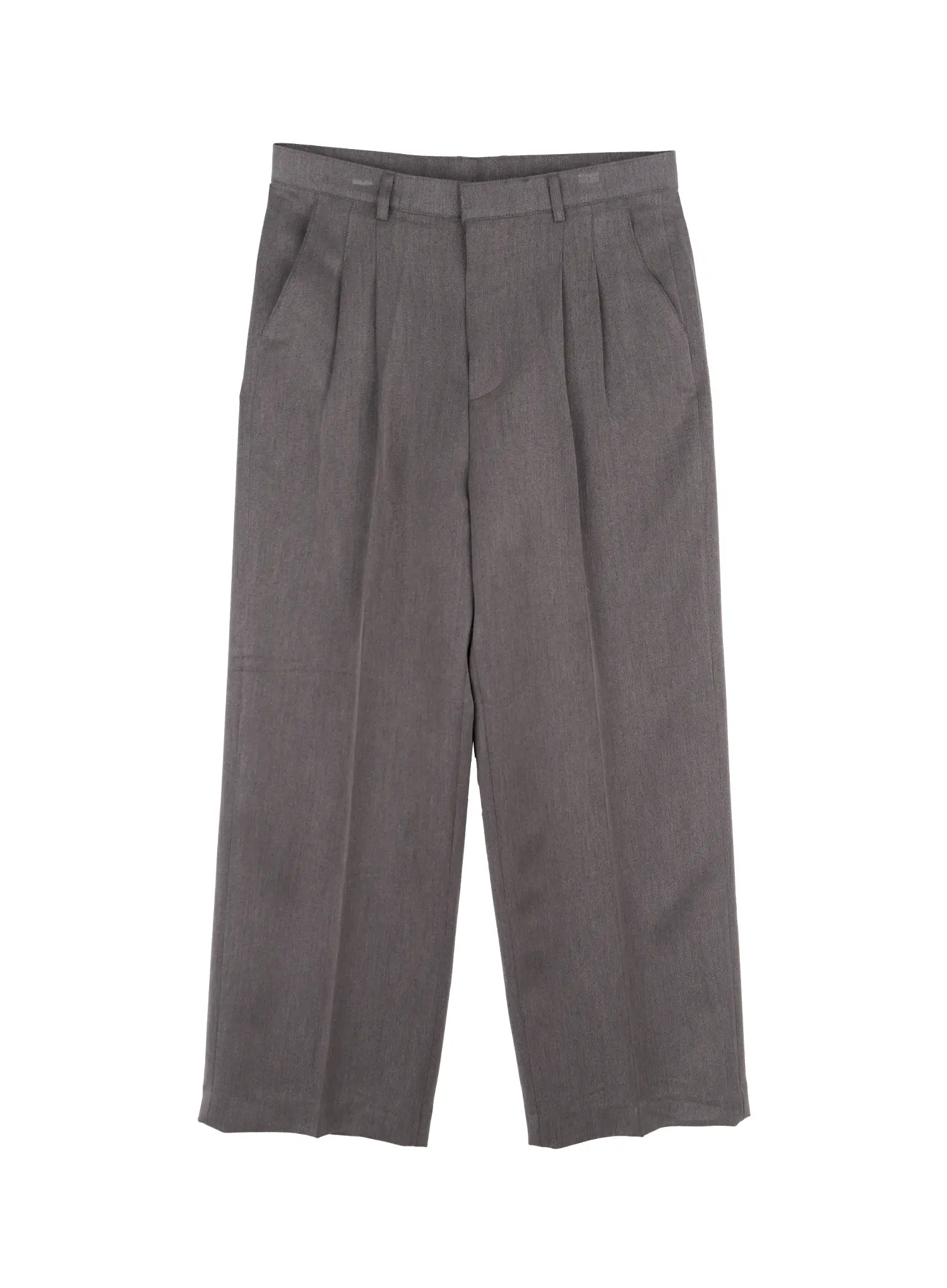 Men's Pintuck Wide-Leg Trousers IS519 - Image 14