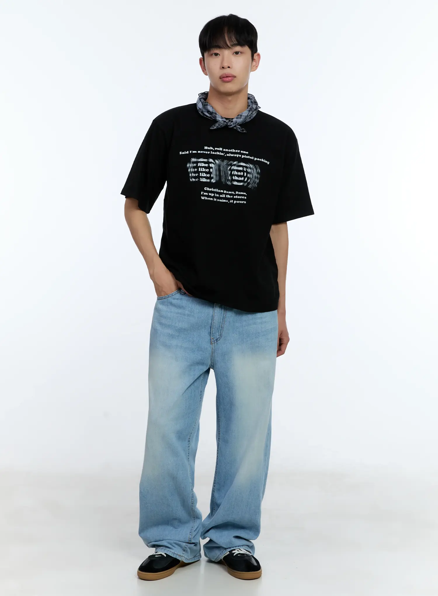 Men's Plaid Bandana IL515 - Image 3