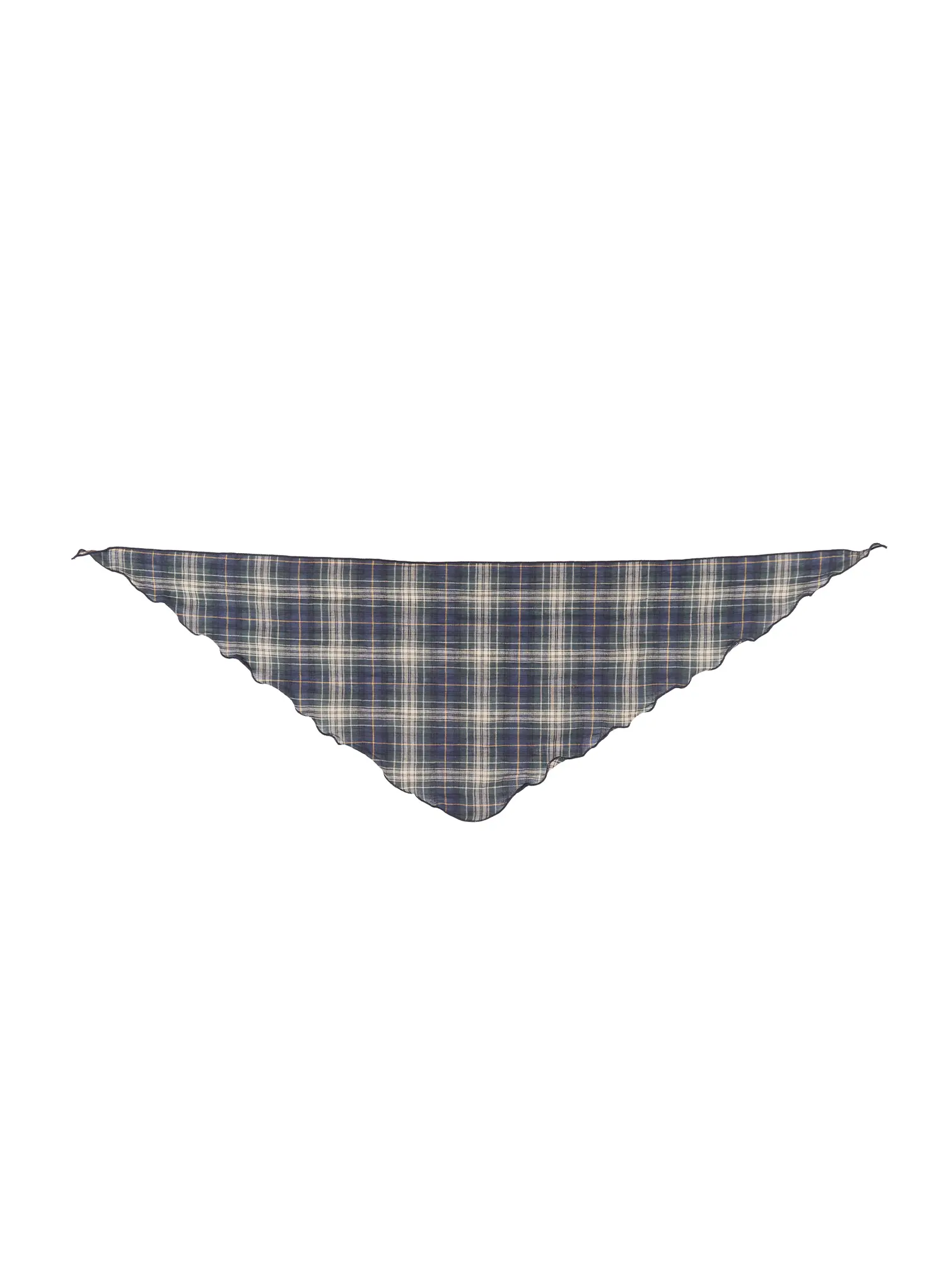 Men's Plaid Triangle Scarf IG508 - Image 11