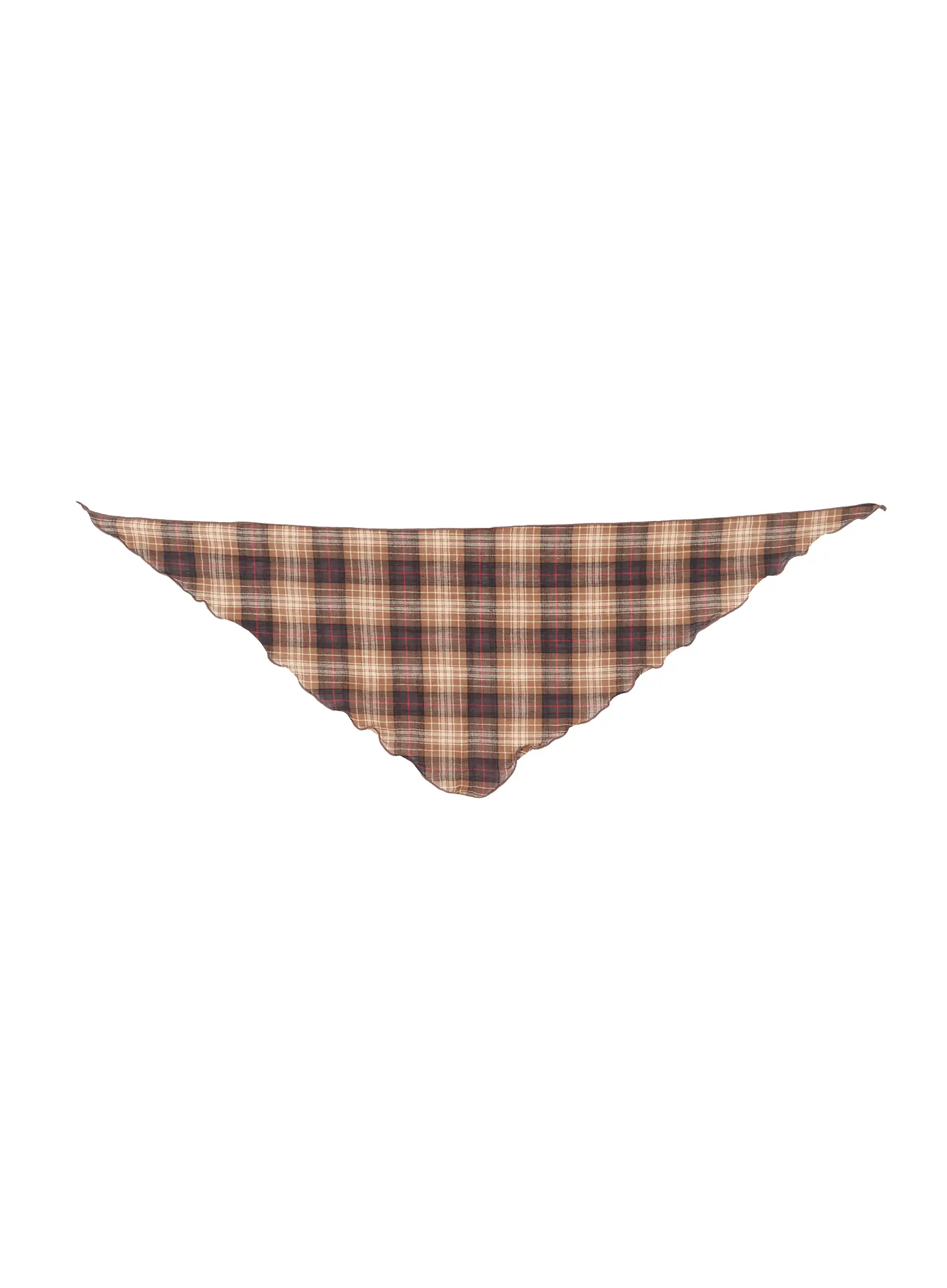 Men's Plaid Triangle Scarf IG508 - Image 12