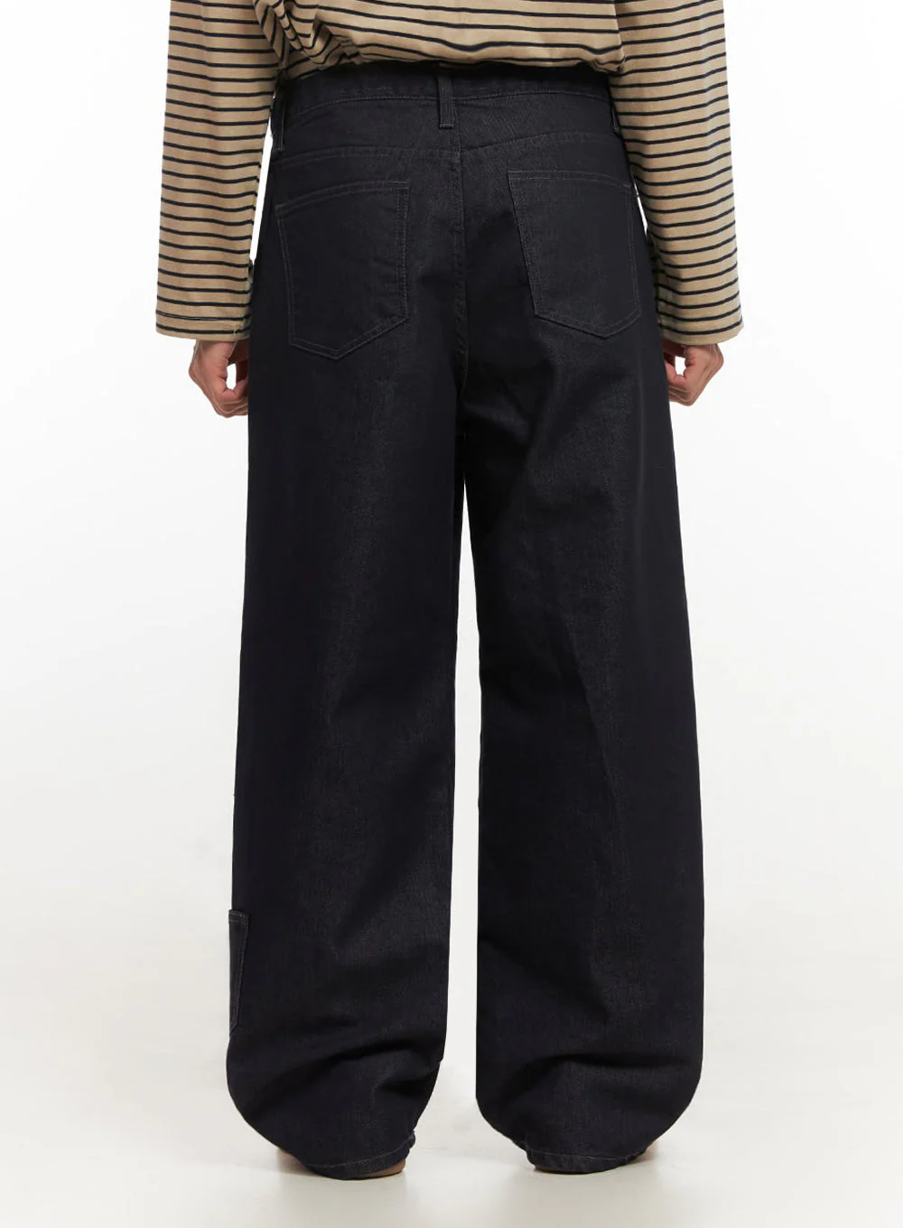 Men's Pocket Detail Denim Pants IF517 - Image 10