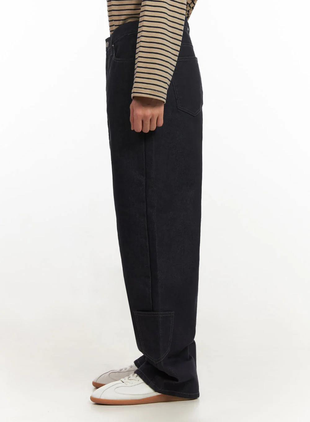 Men's Pocket Detail Denim Pants IF517 - Image 9