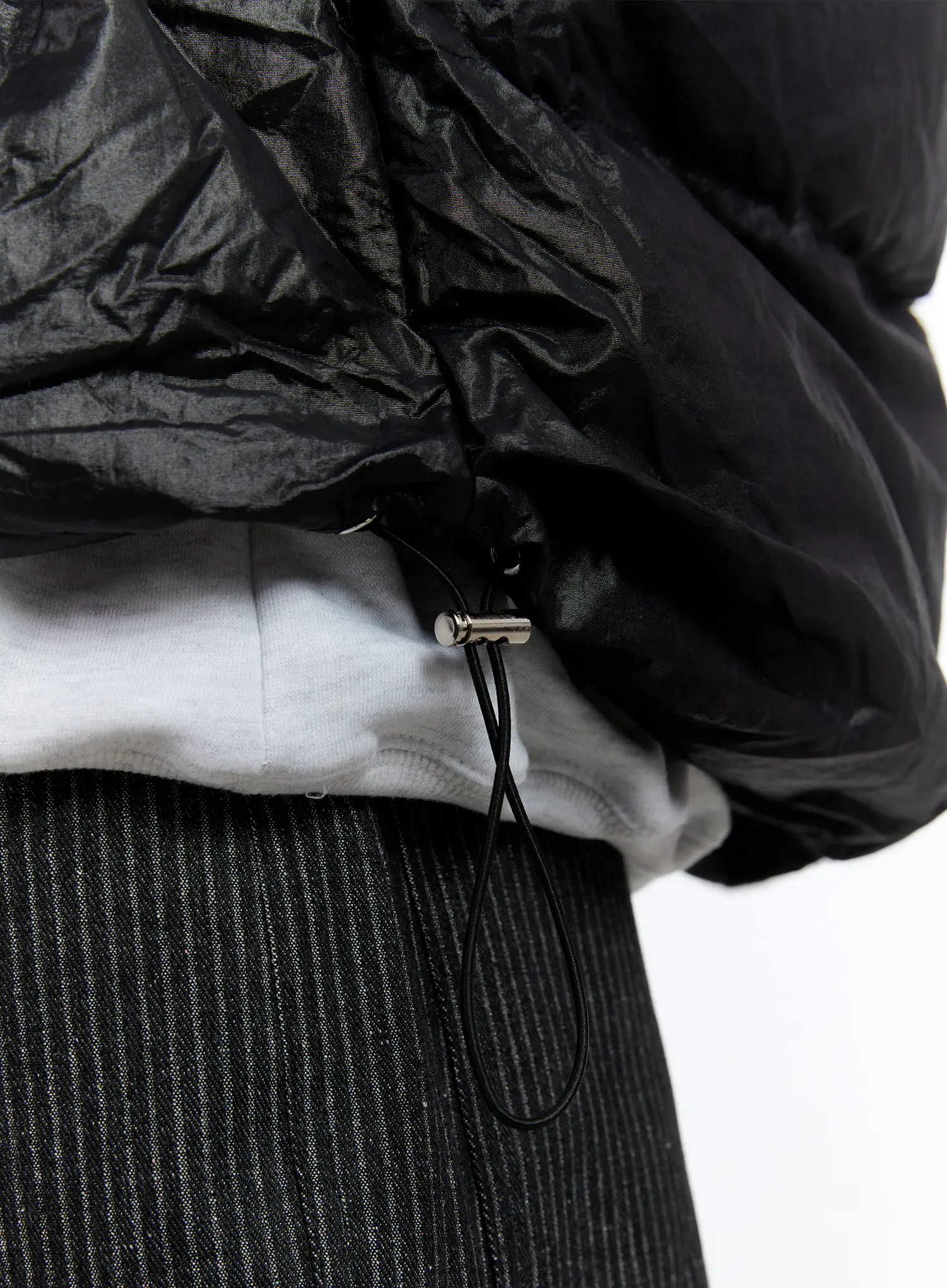 Men's Puffer Jacket (Black) IN524 - Image 13