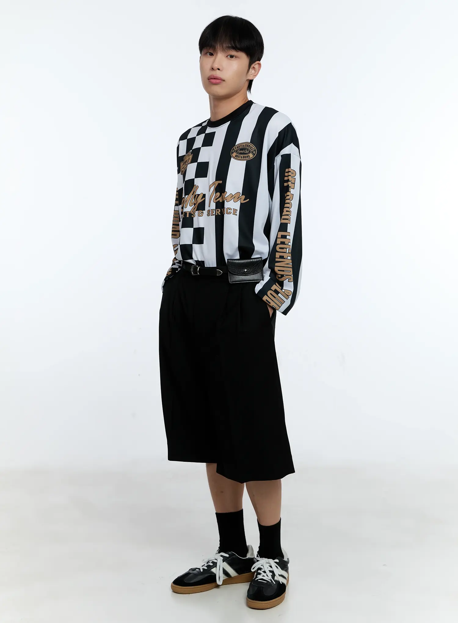 Men's Racing Graphic Shirt IG519 - Image 11