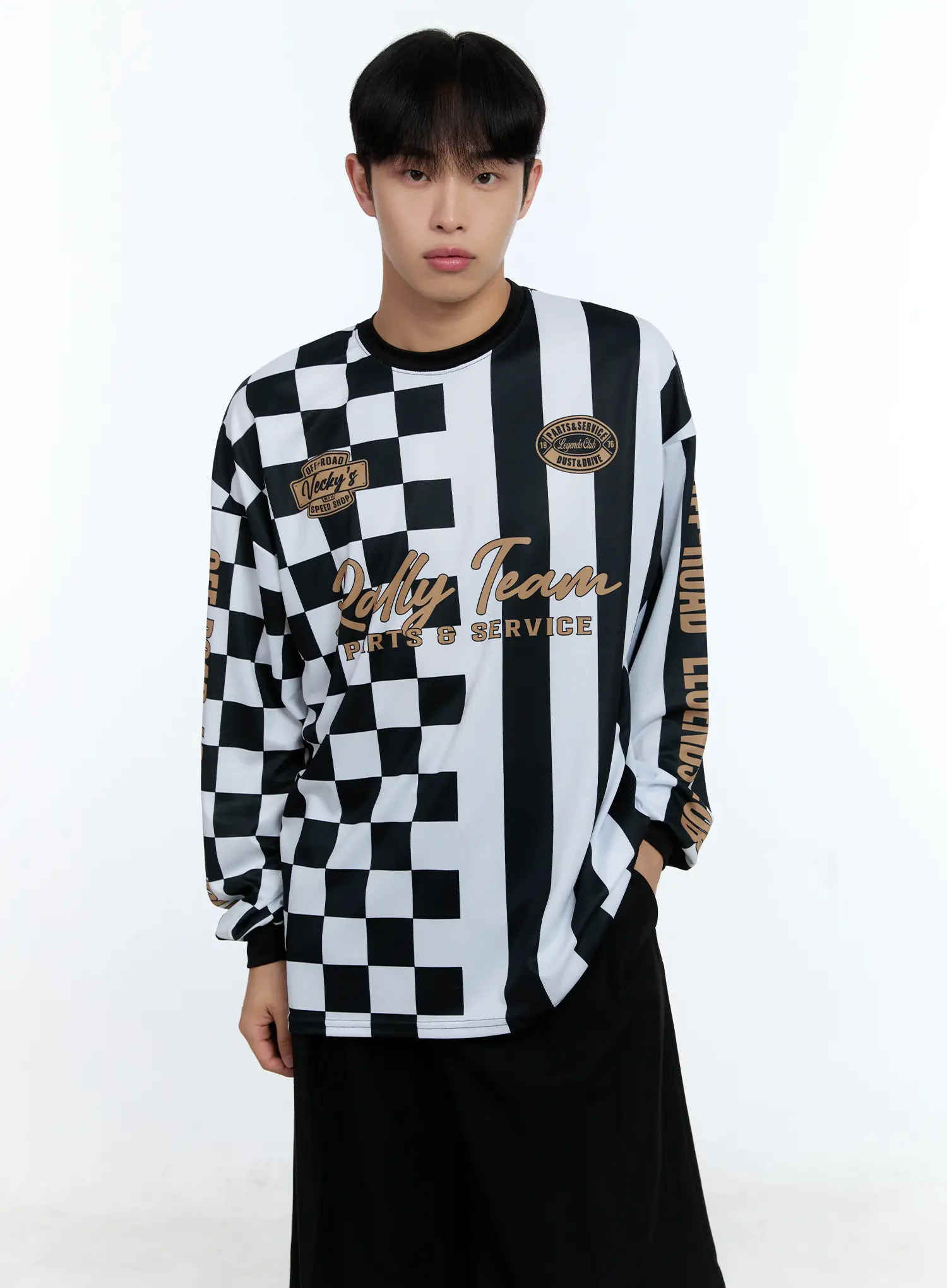 Men's Racing Graphic Shirt IG519 - Image 3