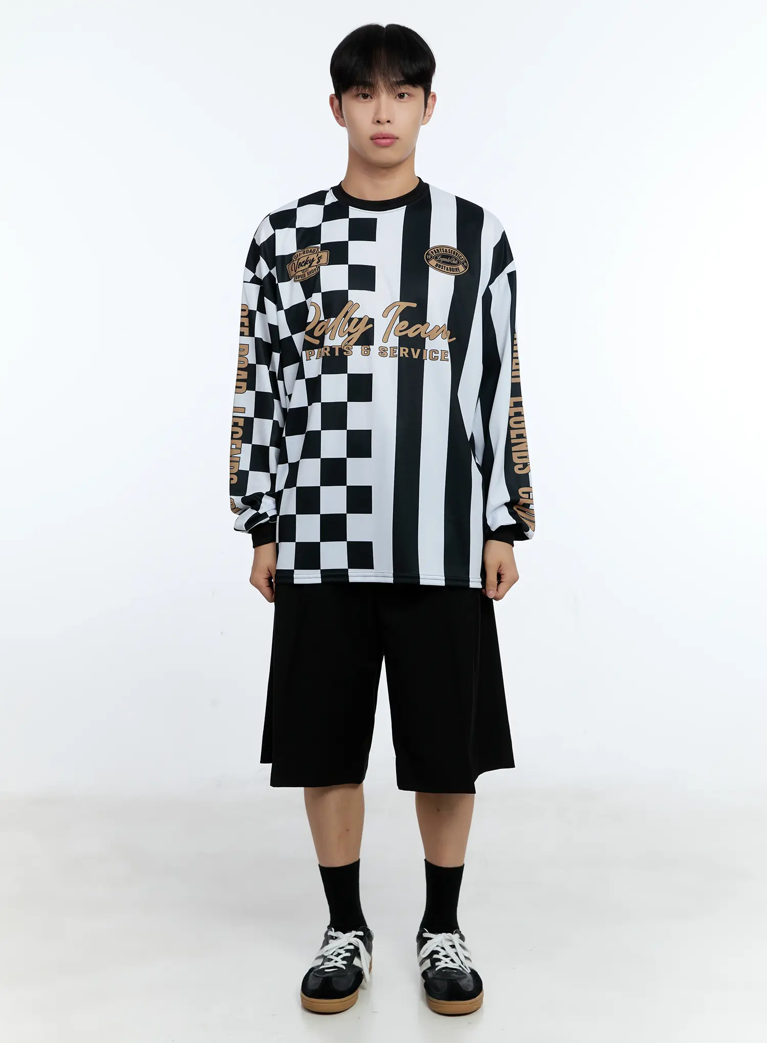 Men's Racing Graphic Shirt IG519 - Image 4