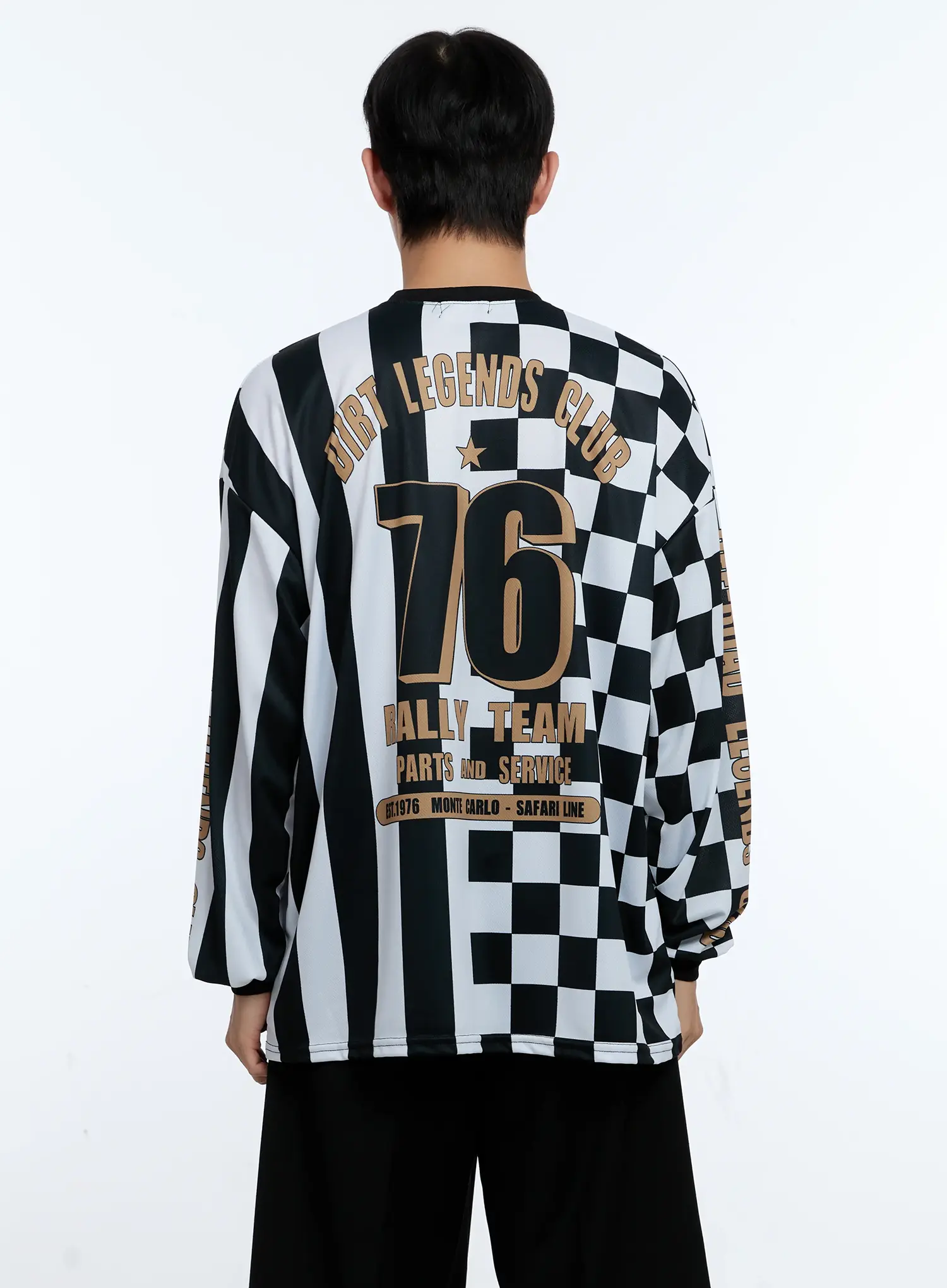 Men's Racing Graphic Shirt IG519 - Image 7