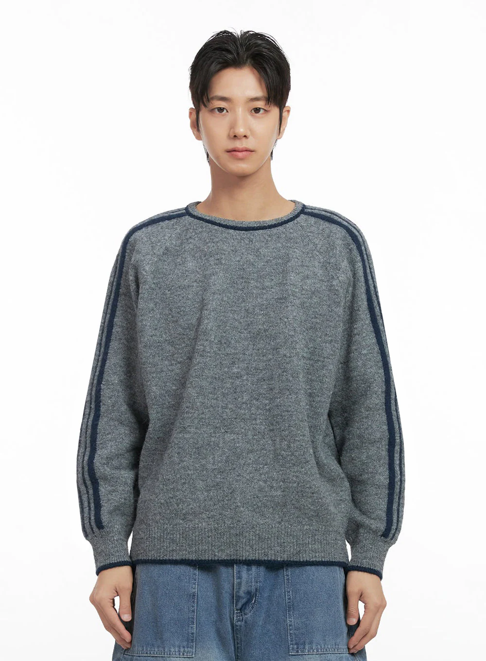 Men's Raglan Knit Long Sleeve ID406 - Image 10