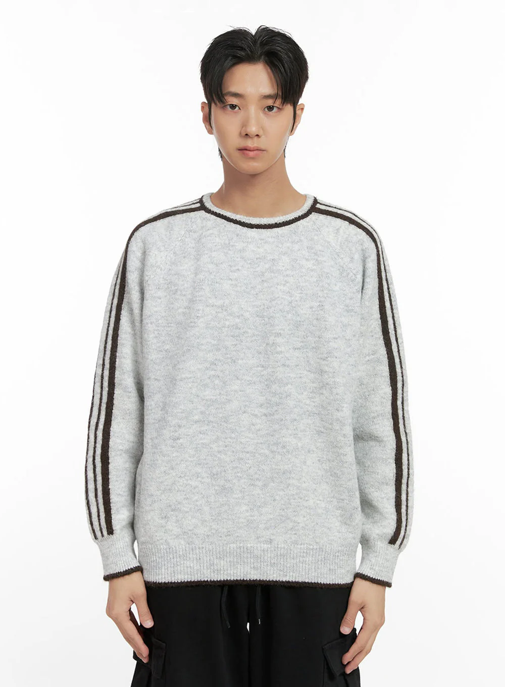 Men's Raglan Knit Long Sleeve ID406 - Image 11