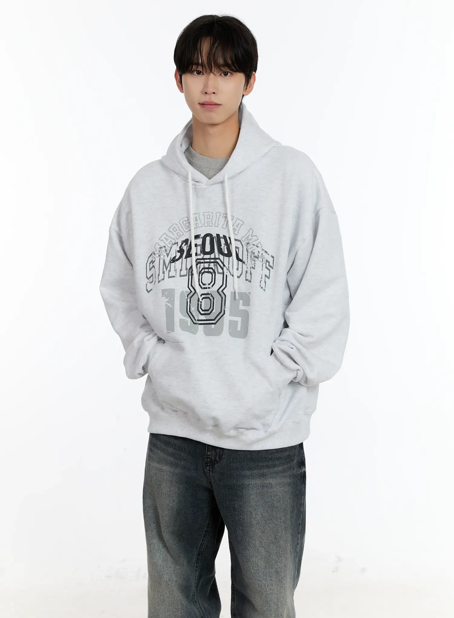 Men's Relaxed Fit Graphic Hoodie ID502