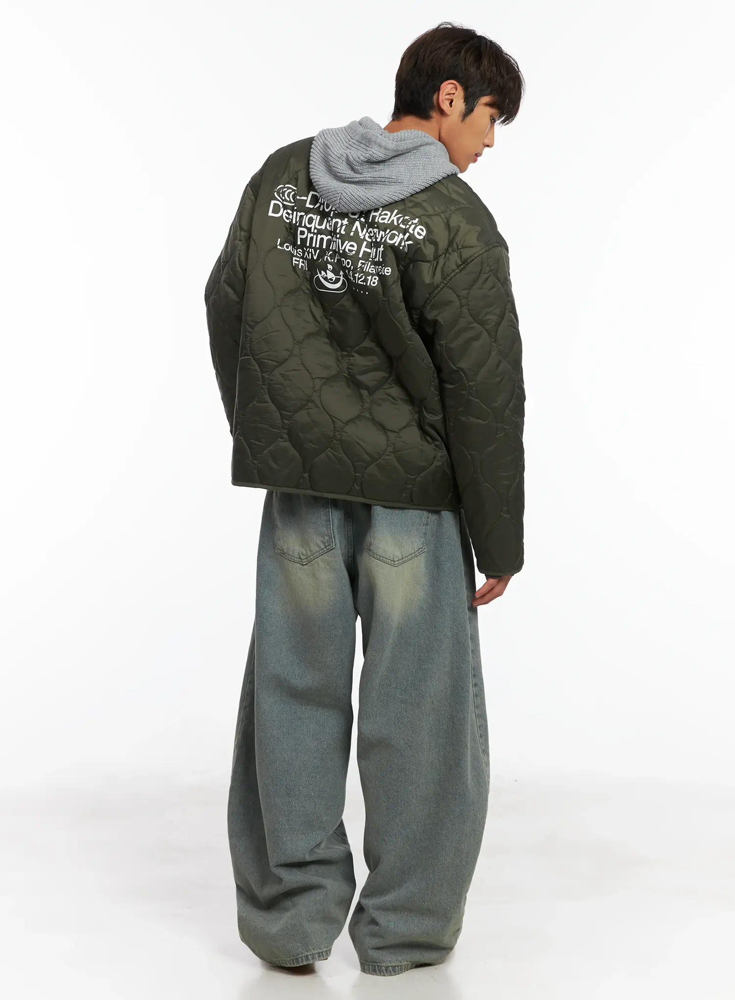 Men's Relaxed Fit Wide Jeans ID511 - Image 10