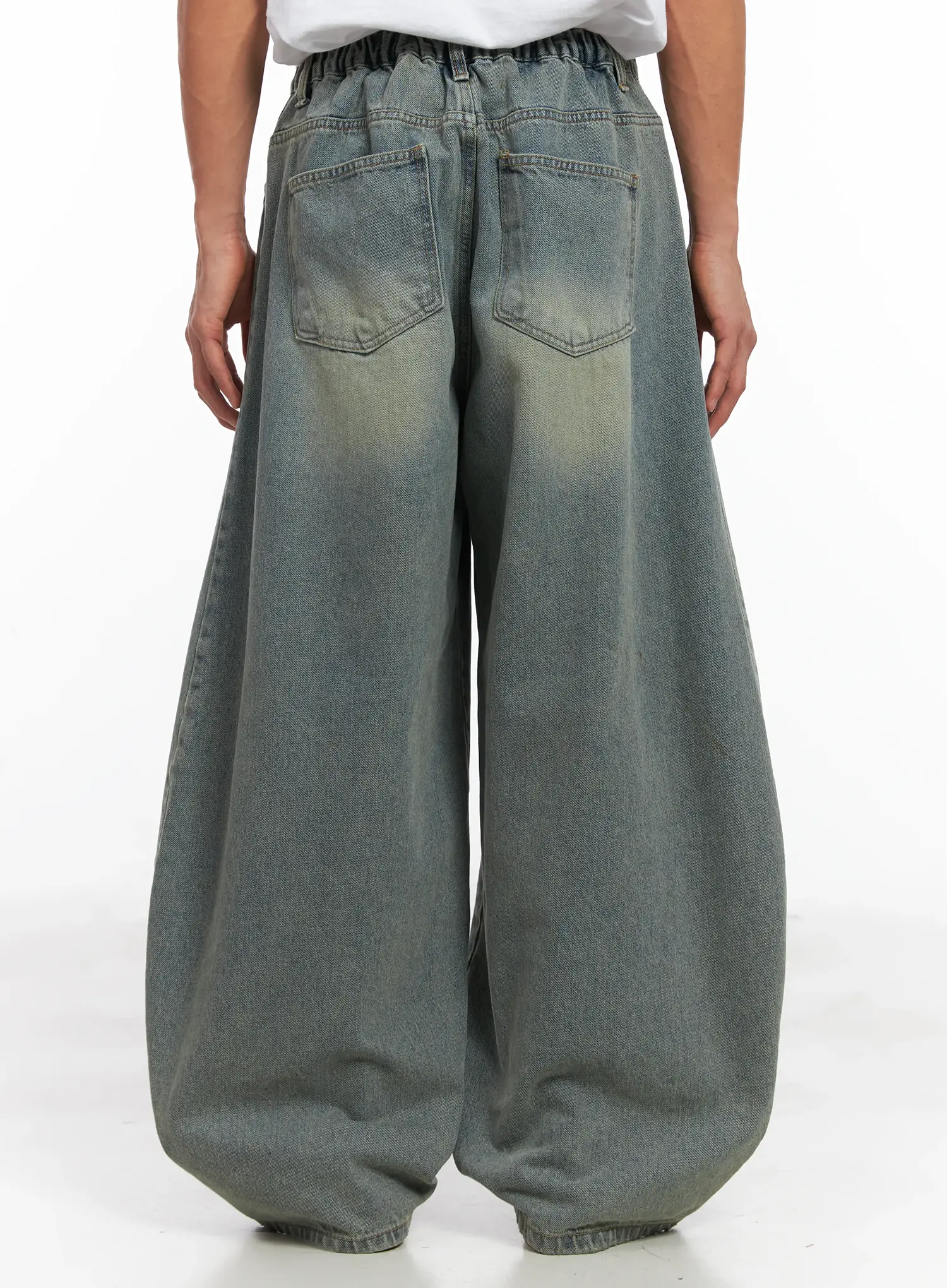 Men's Relaxed Fit Wide Jeans ID511 - Image 6