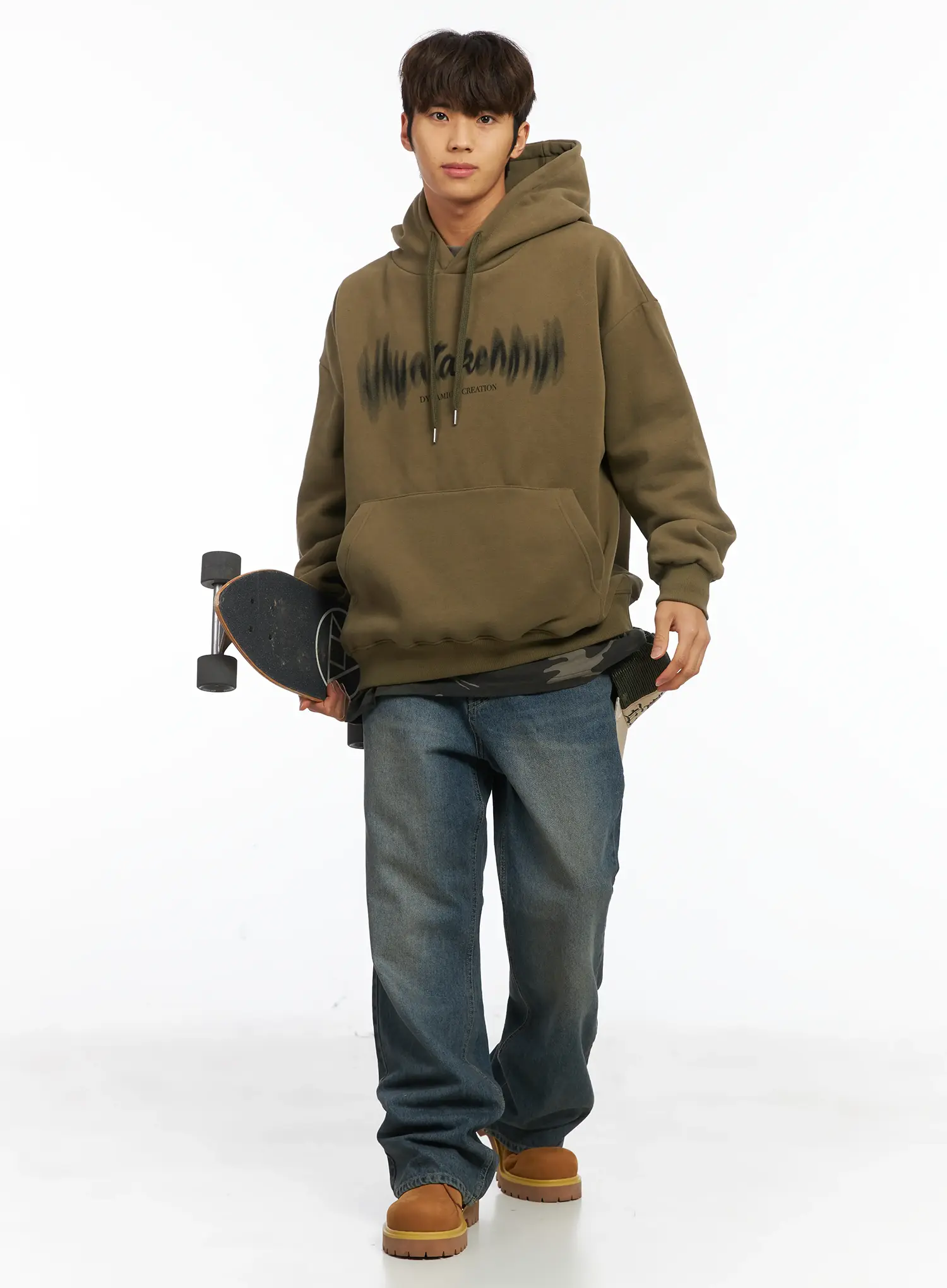 Men's Relaxed Semi-Flared Jeans IJ514 - Image 7
