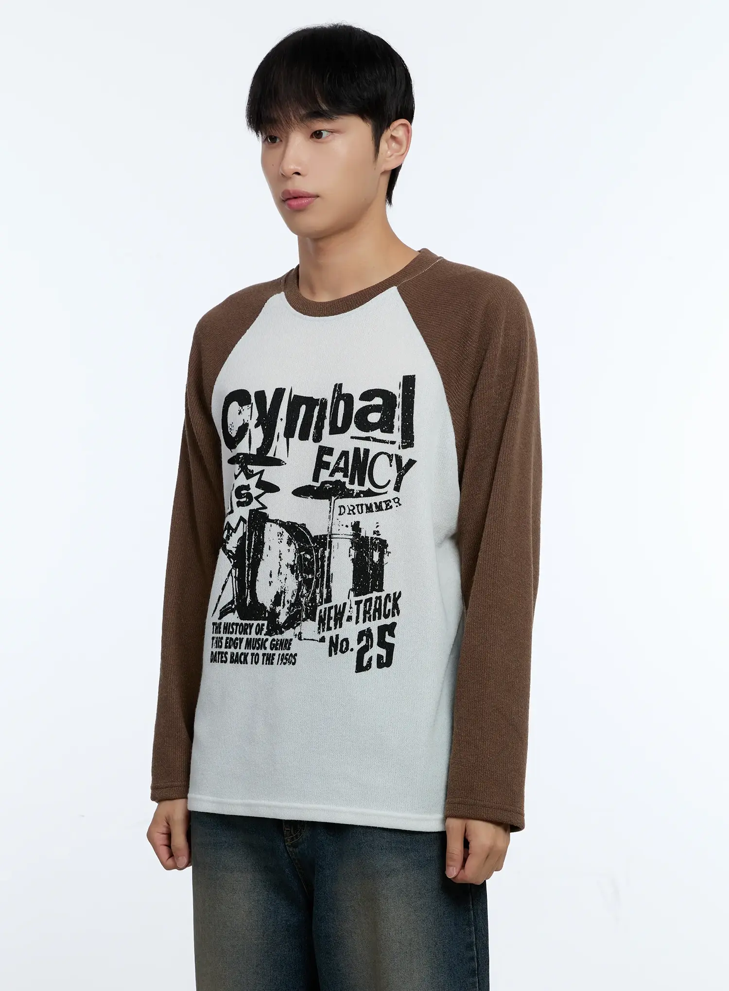 Men's Retro Long Sleeve Shirt IG519 - Image 4