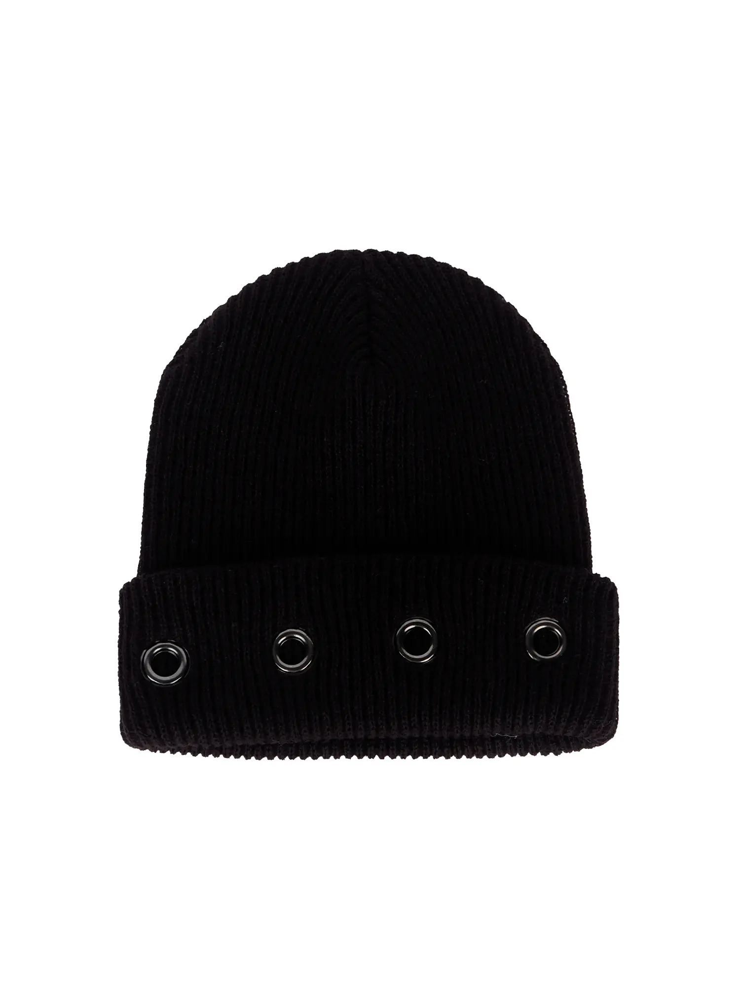 Men's Ribbed Eyelet Beanie IS502 - Image 12