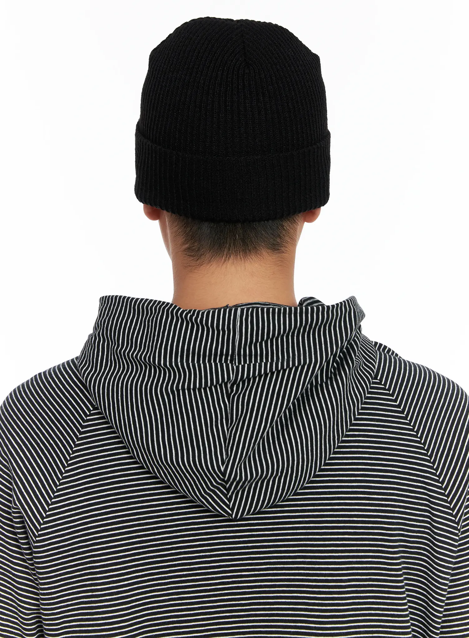 Men's Ribbed Eyelet Beanie IS502 - Image 7