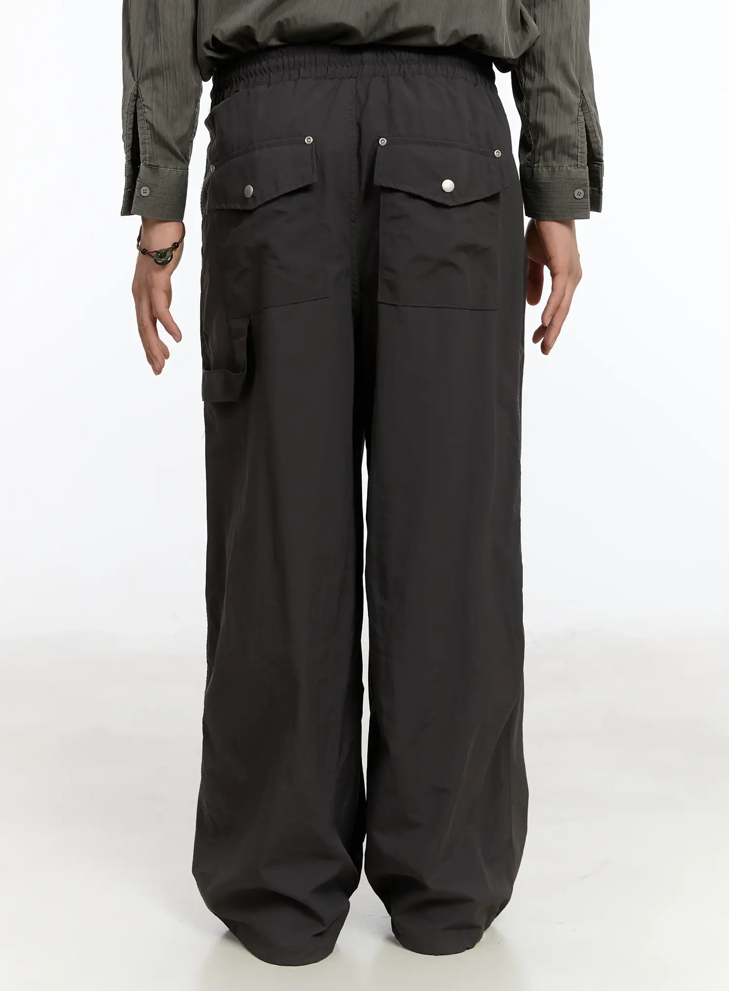 Men's Rivet Detail Cargo Pants IM503 - Image 10