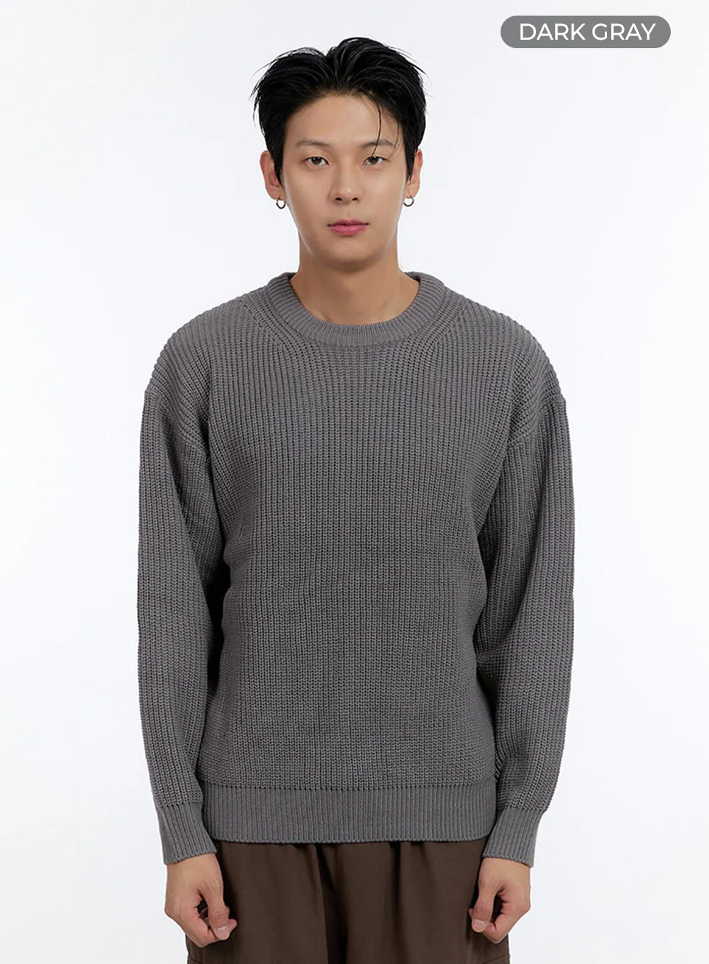 Men's Round Neck Knit Sweater IO428 - Image 10