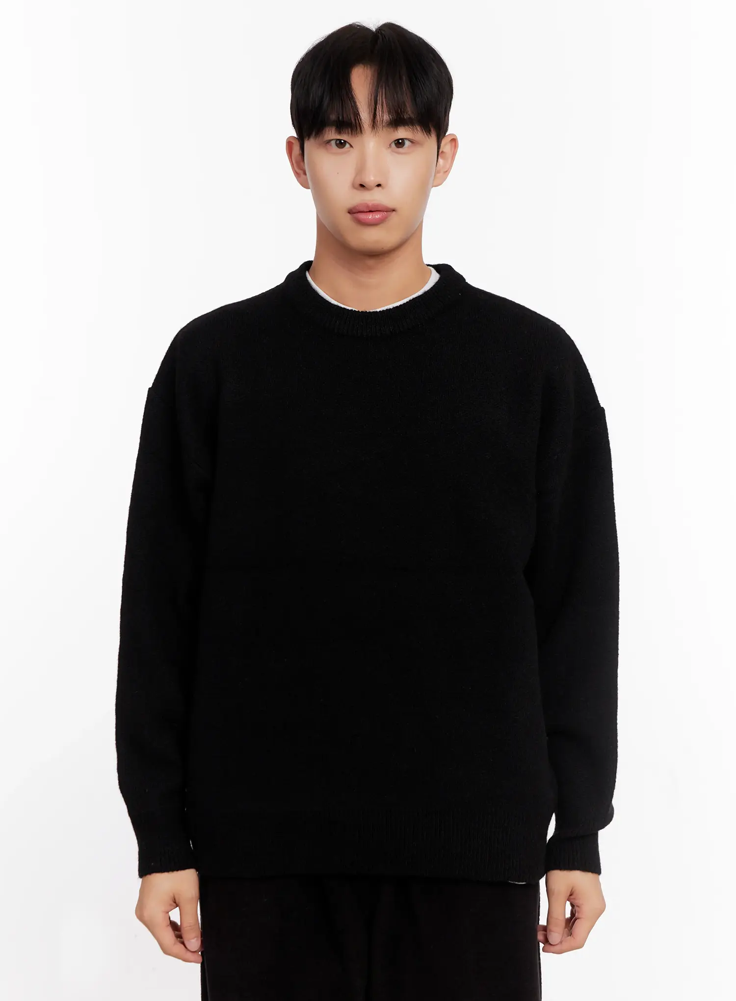 Men's Round Neck Sweater IO528 - Image 18