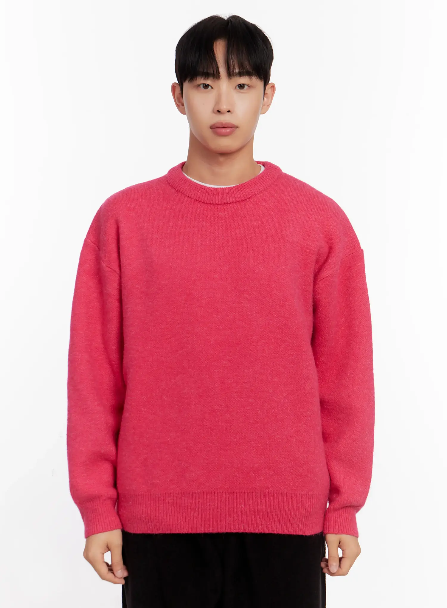 Men's Round Neck Sweater IO528 - Image 20