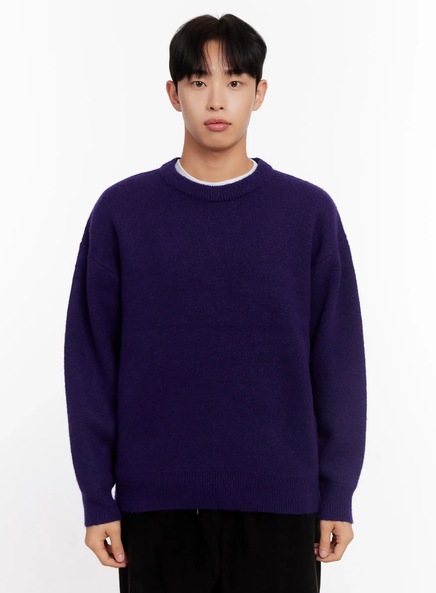Men's Round Neck Sweater IO528 - Image 21