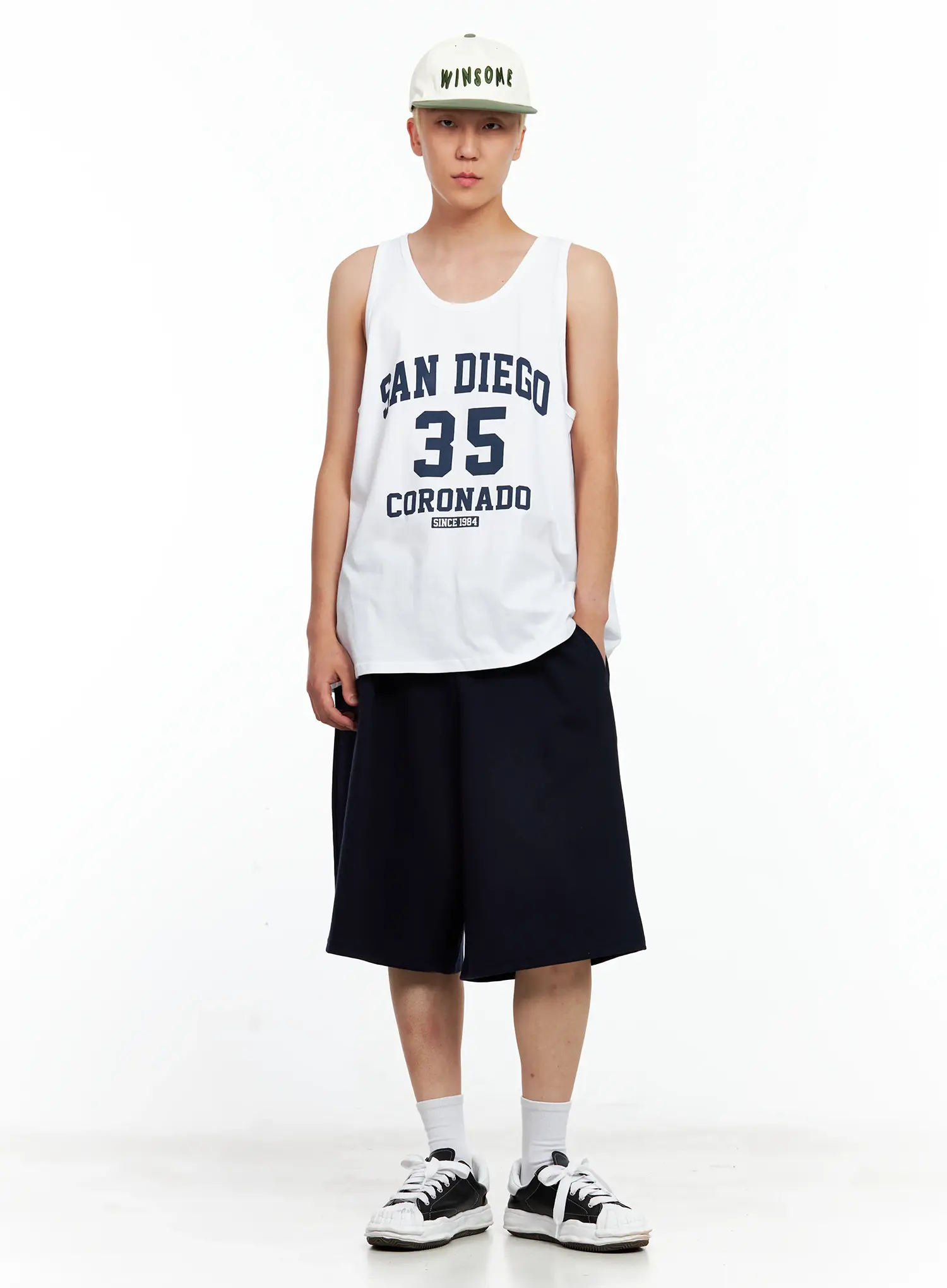 Men's San Diego Graphic Sleeveless Top IL514 - Image 2
