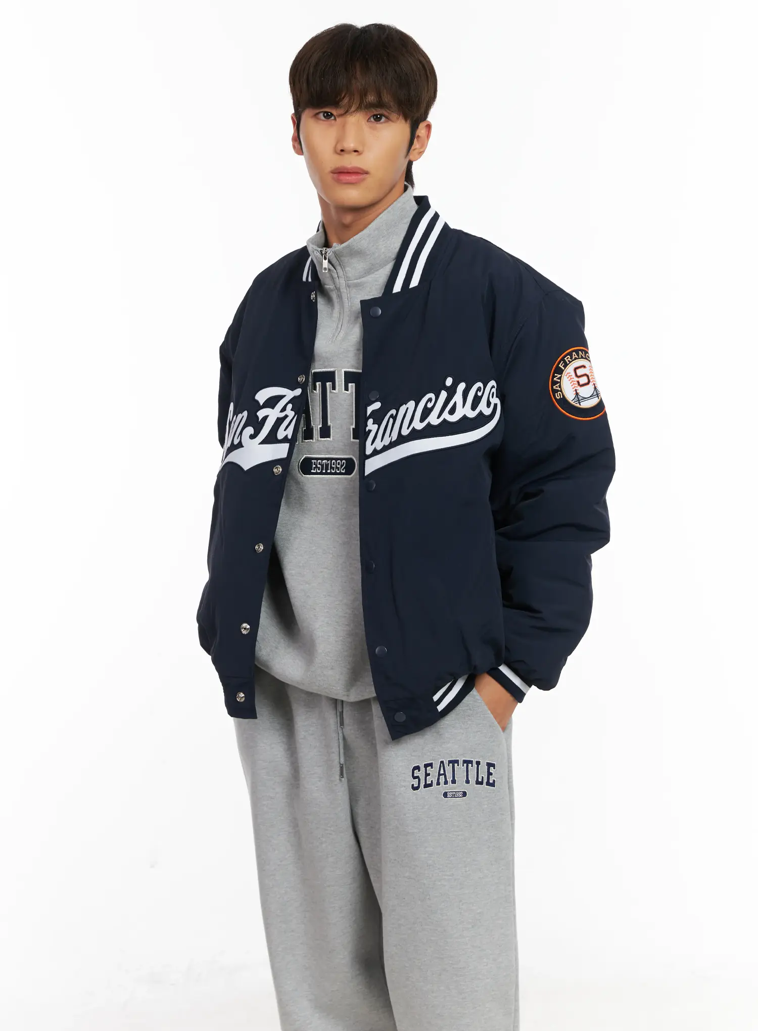 Men's San Francisco Varsity Jacket ID511